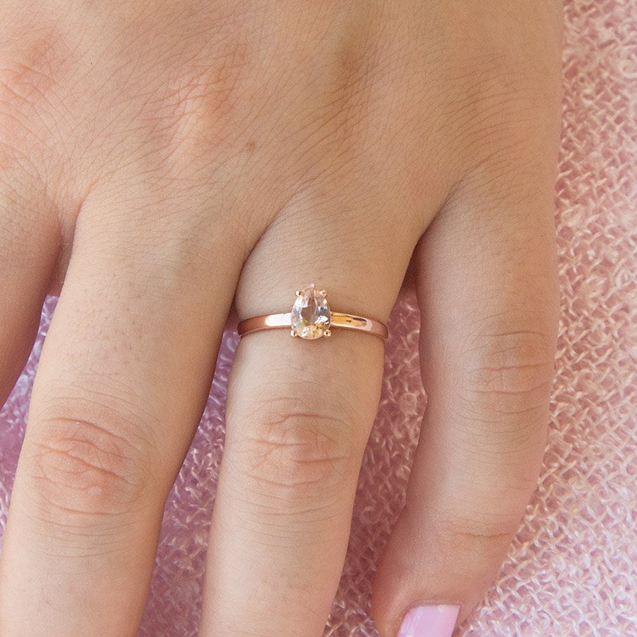 Morganite Ring — additional product image 2 from AntEva Crafts