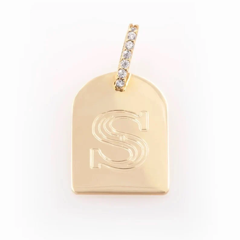Square Tag Necklace — additional product image 8 from AntEva Crafts