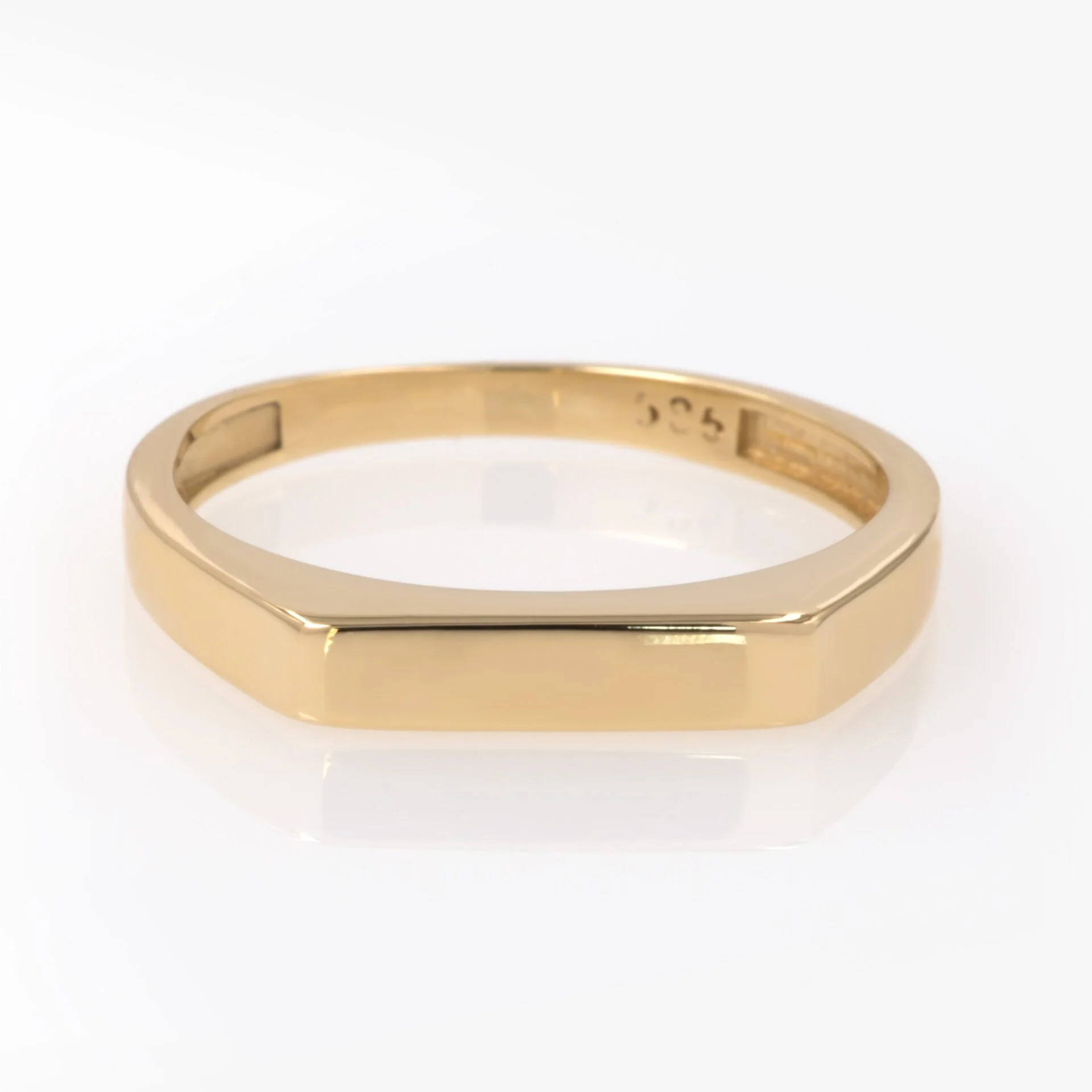 Flat Signet Ring — additional product image 3 from AntEva Crafts