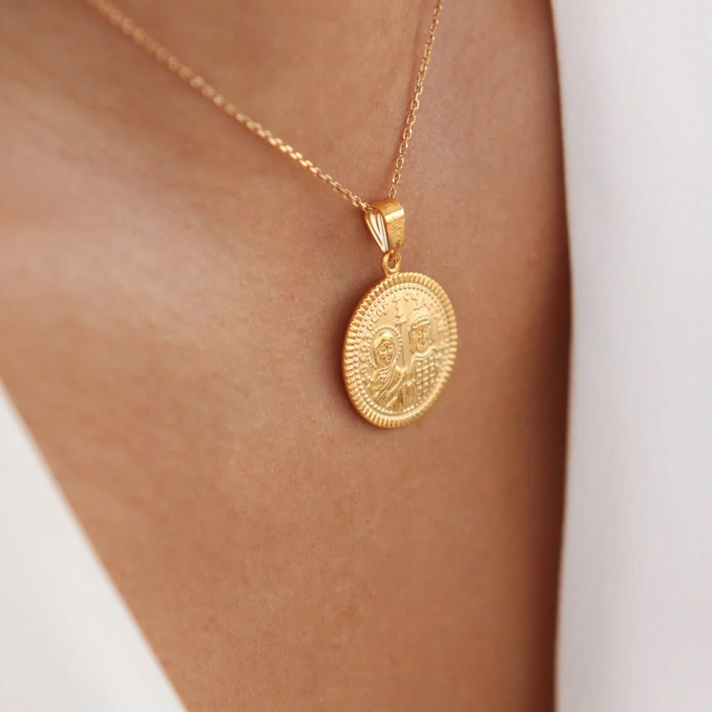 Christian Oval EntoutoNika Pendant in 2 sizes — additional product image 7 from AntEva Crafts