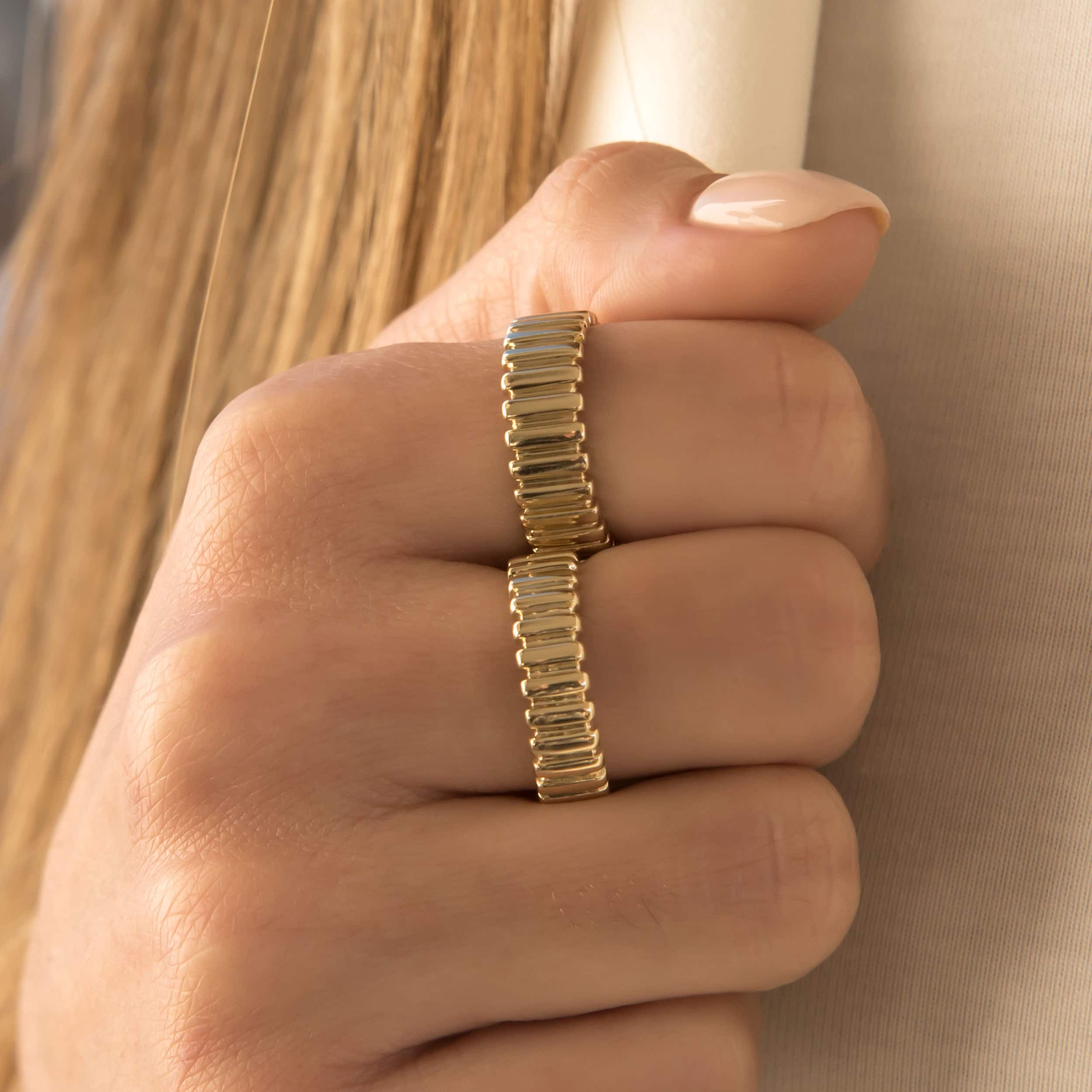 Wide Ribbed Band — additional product image 7 from AntEva Crafts