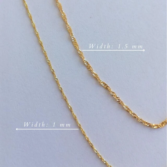 Singapore Chain Necklace — additional product image 5 from AntEva Crafts