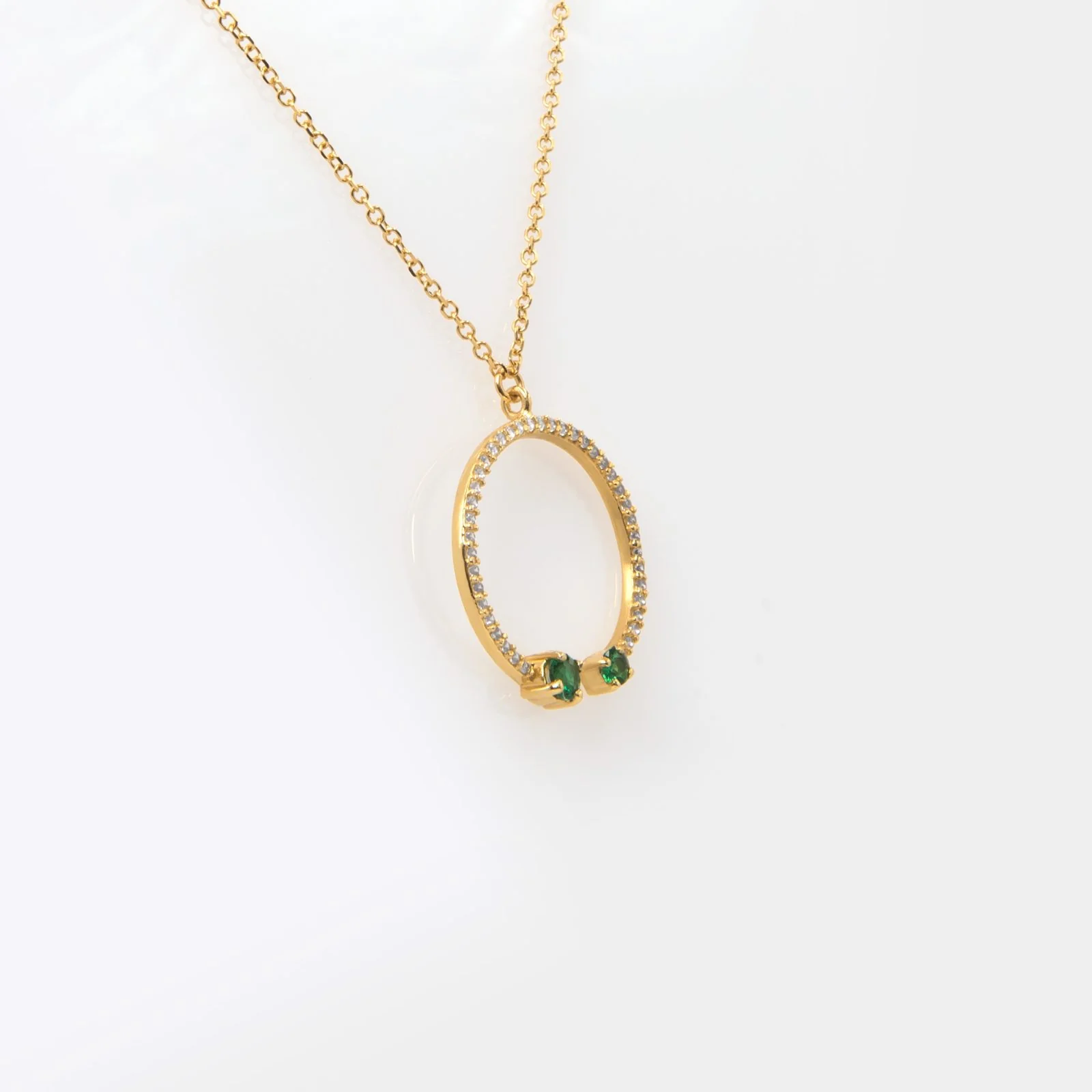 Round Eternity Coloured Gemstone Necklace — additional product image 4 from AntEva Crafts