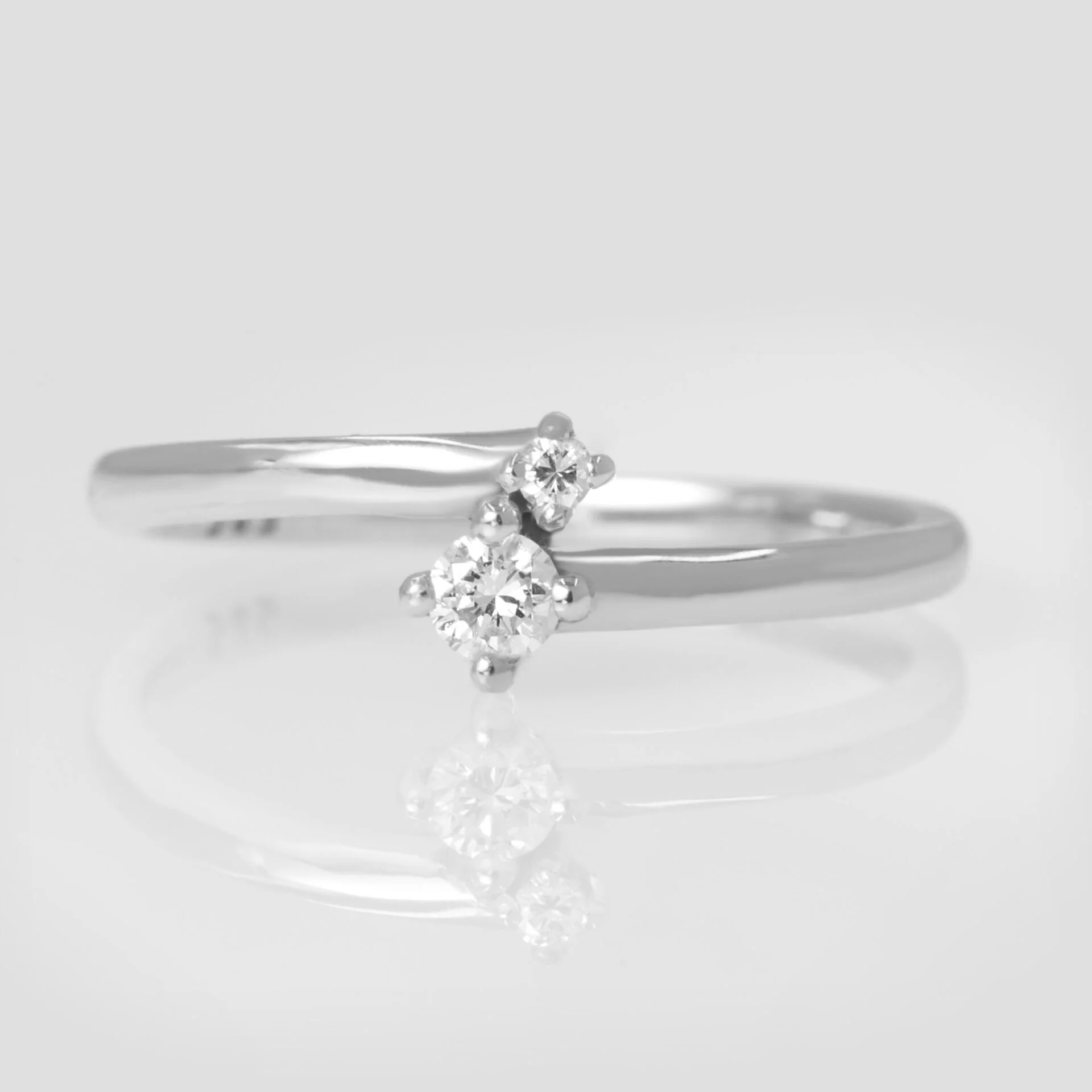 Bypass Diamond Ring — additional product image 7 from AntEva Crafts
