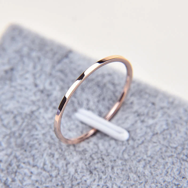 Thin Flat Band 1mm — additional product image 2 from AntEva Crafts