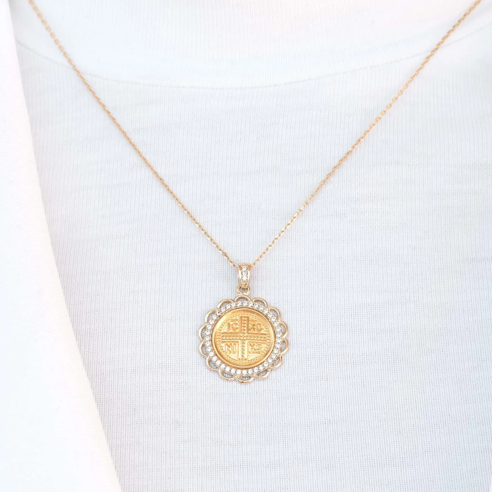 Christian Coin Pendant — additional product image 5 from AntEva Crafts