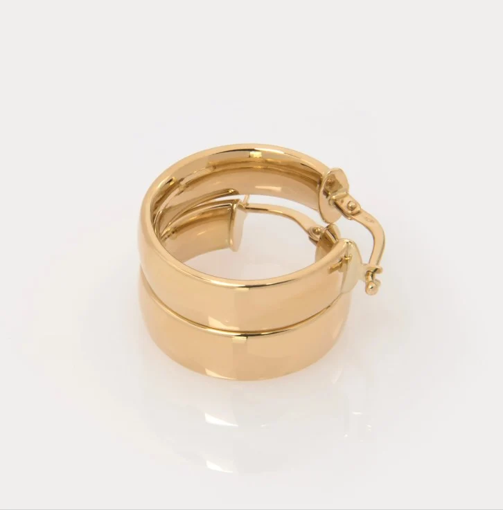 Classic Chunky Hoop Earrings