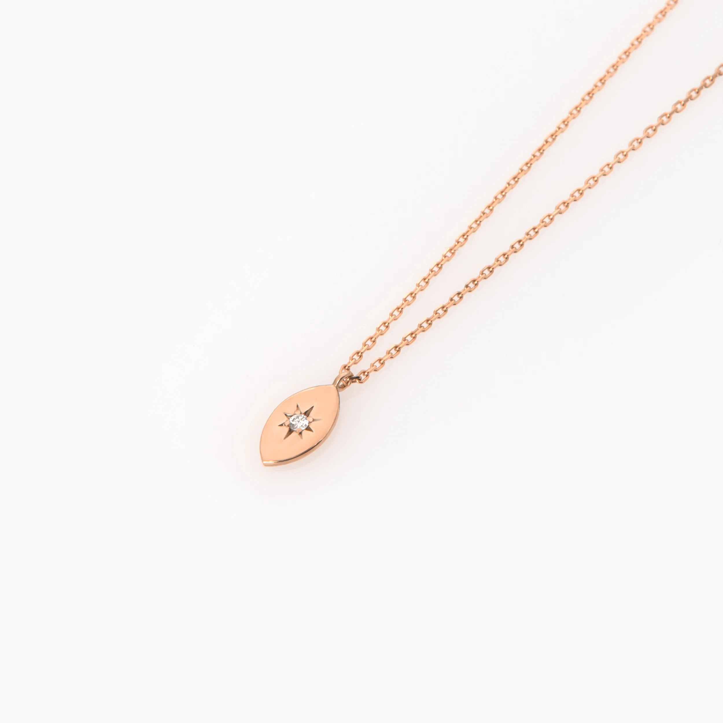 Dainty Diamond North Star Necklace — additional product image 6 from AntEva Crafts