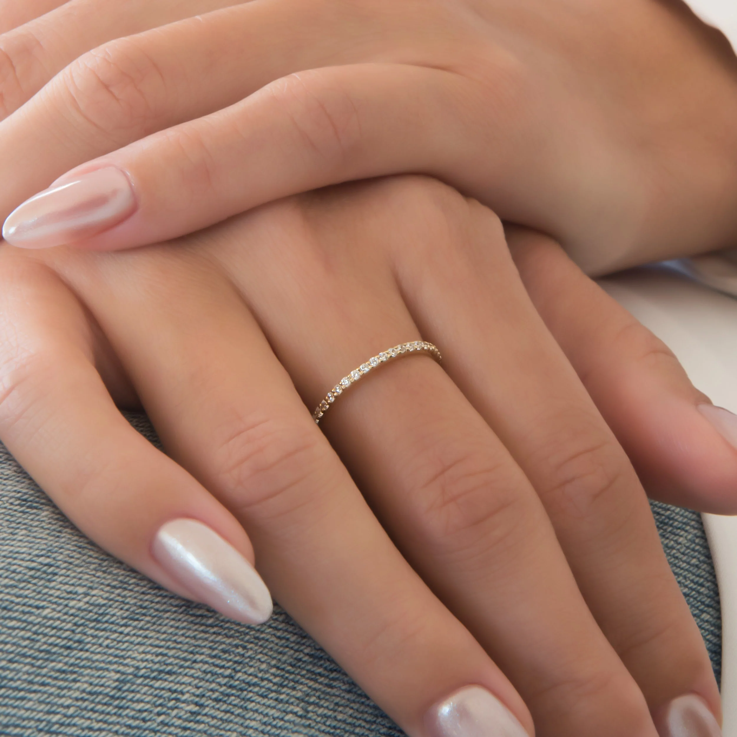 Full Eternity Diamond Ring — additional product image 3 from AntEva Crafts