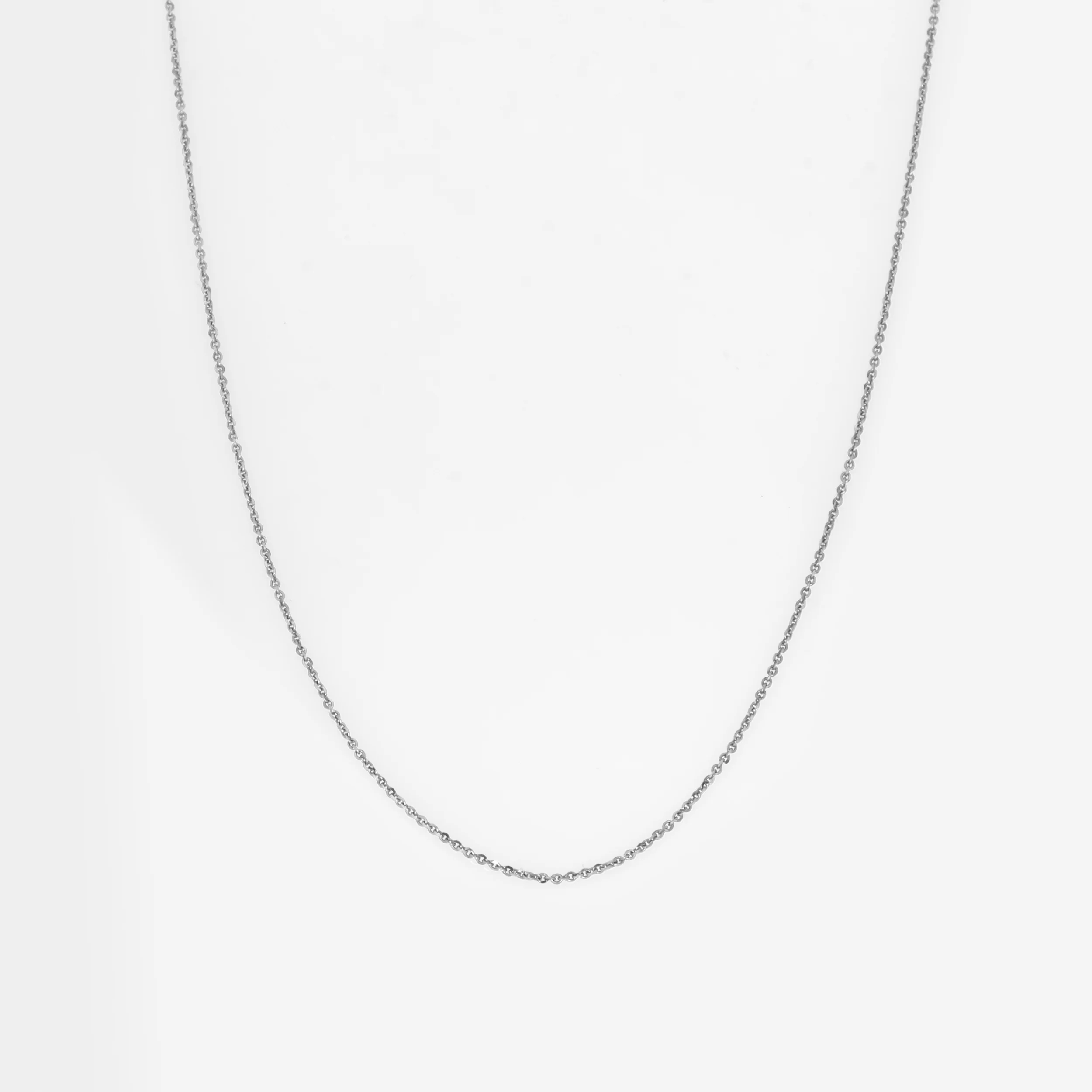 Solid Gold Cable Chain Necklace — additional product image 3 from AntEva Crafts