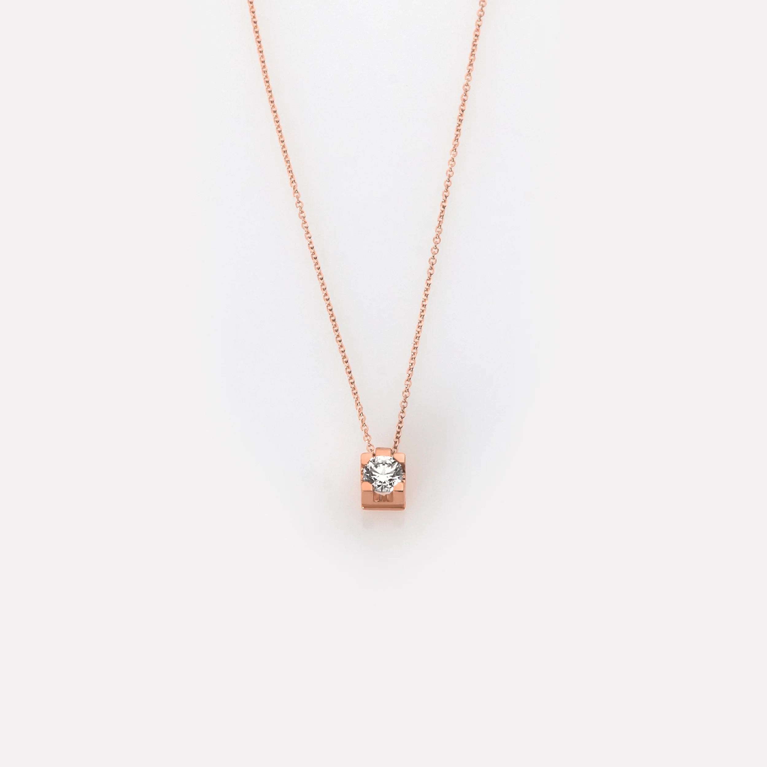 Solitaire Lab Grown Diamond Necklace — additional product image 6 from AntEva Crafts