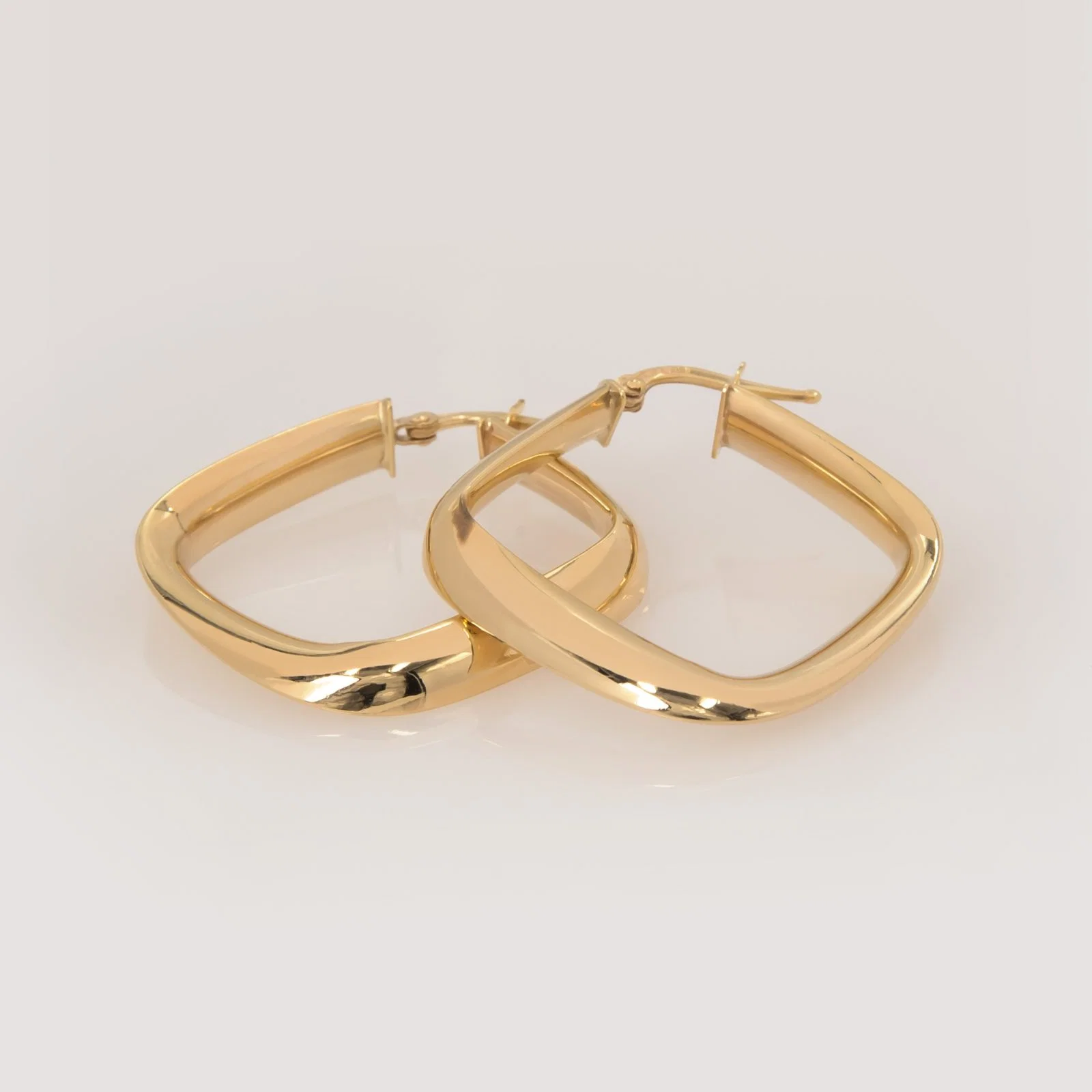 Rhombus Hoop Earrings — additional product image 3 from AntEva Crafts
