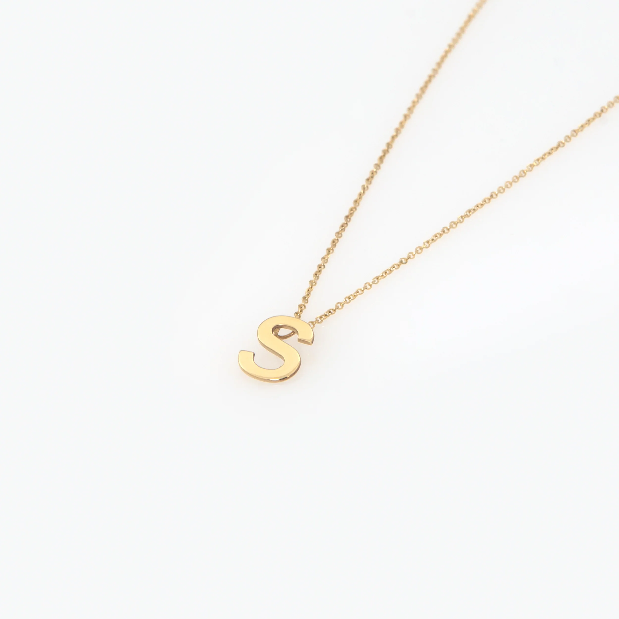 Initial Monogram Necklace — additional product image 5 from AntEva Crafts