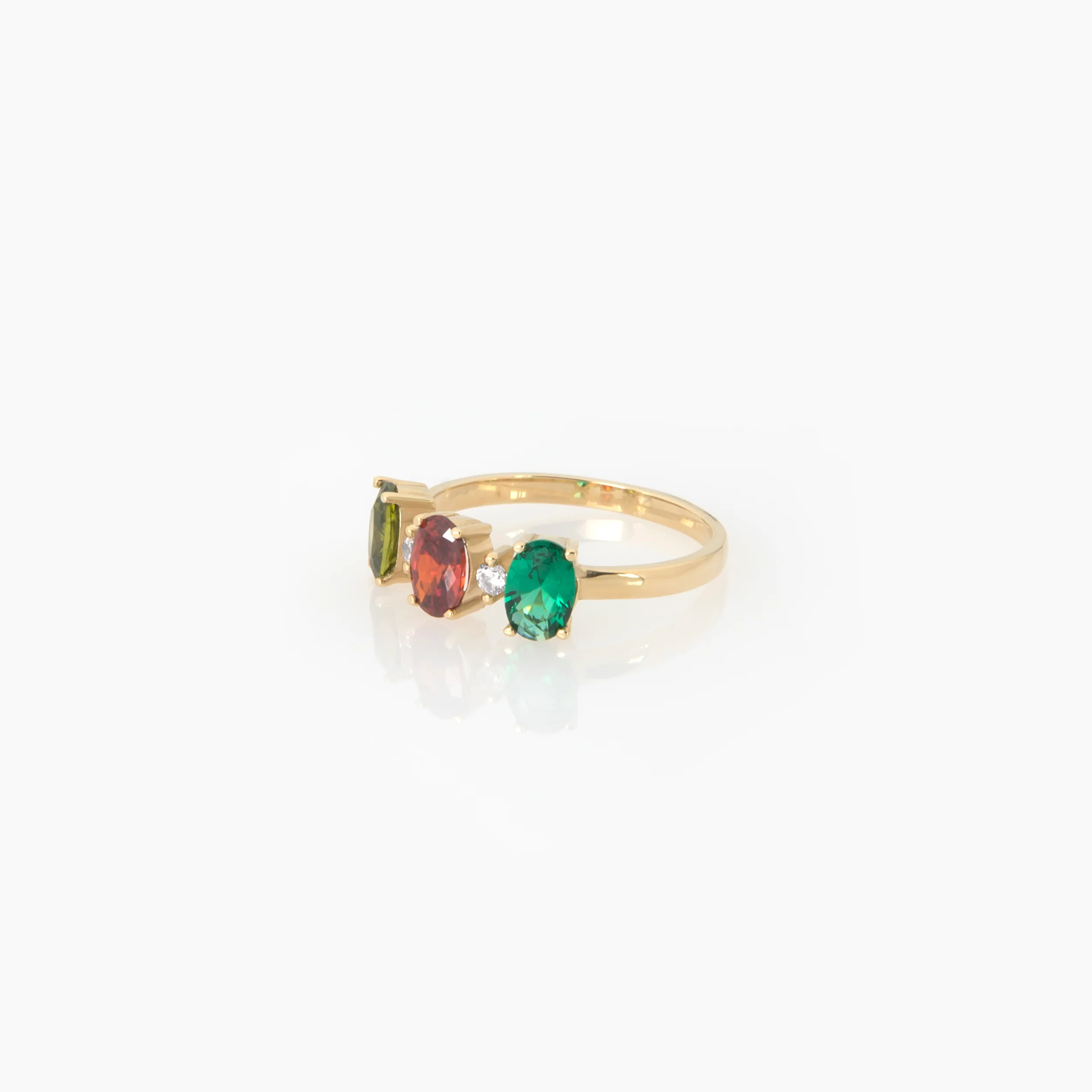 Triple Stone Ring — additional product image 8 from AntEva Crafts