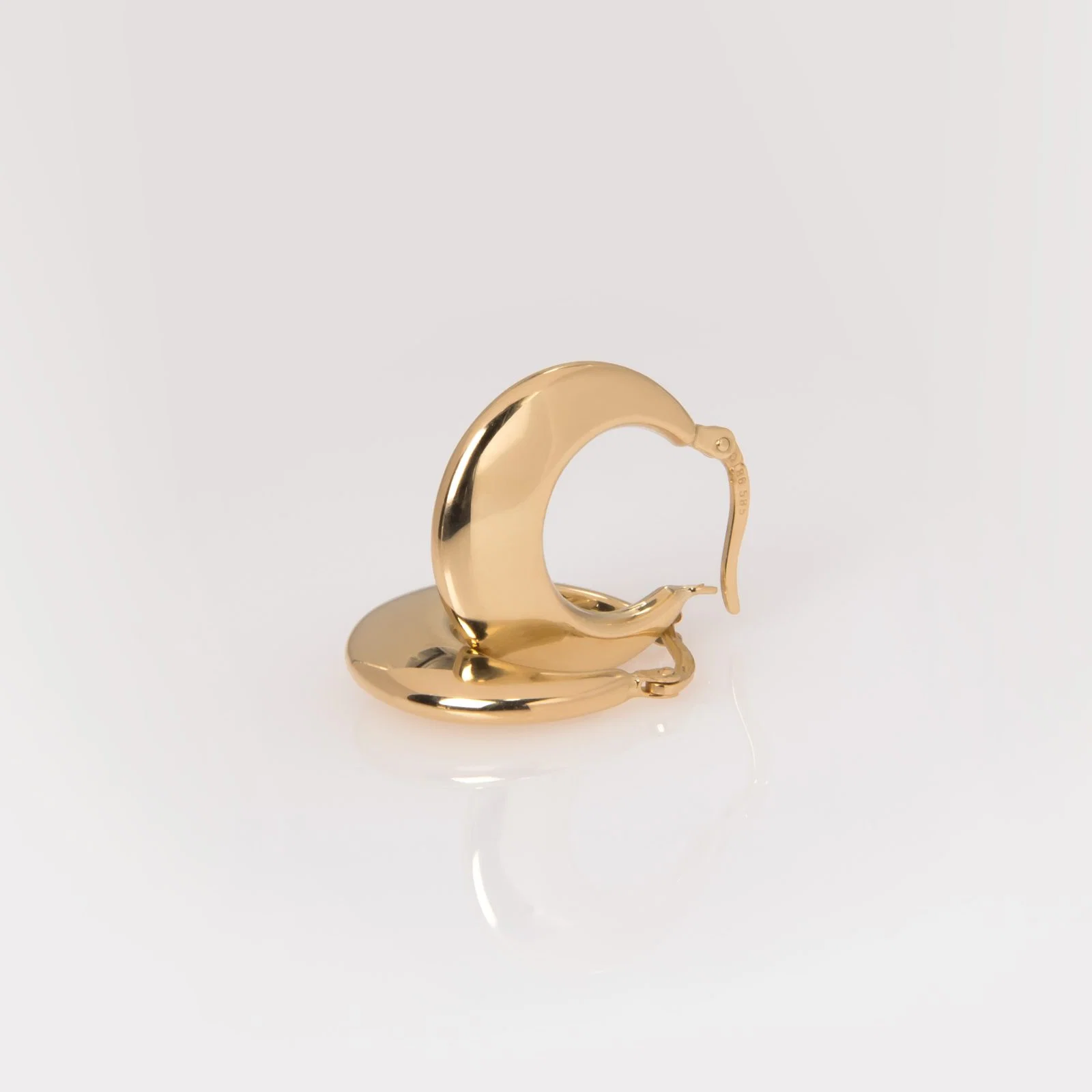 Oval Shaped Hoop Earrings — additional product image 5 from AntEva Crafts