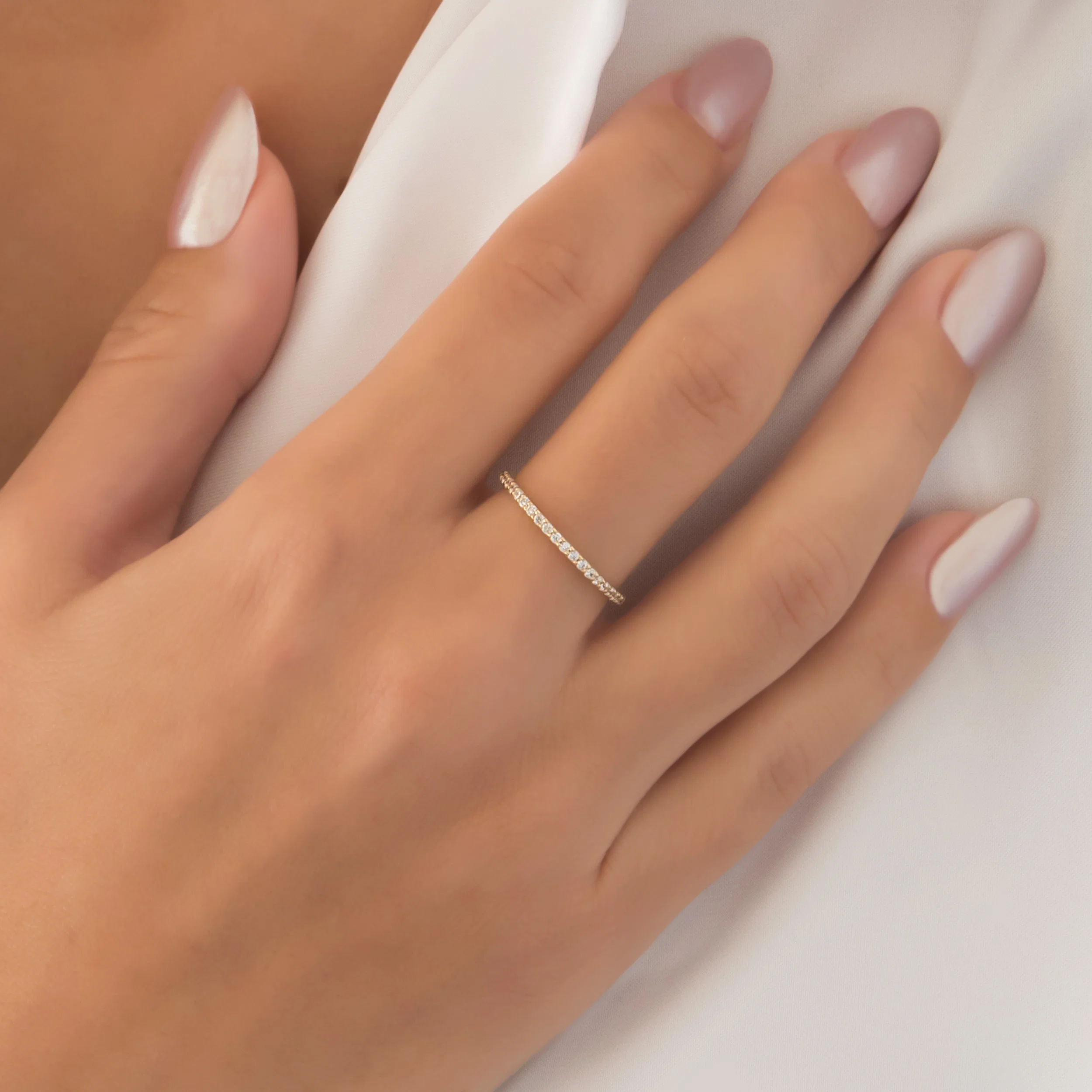 Full Eternity Diamond Ring — additional product image 2 from AntEva Crafts