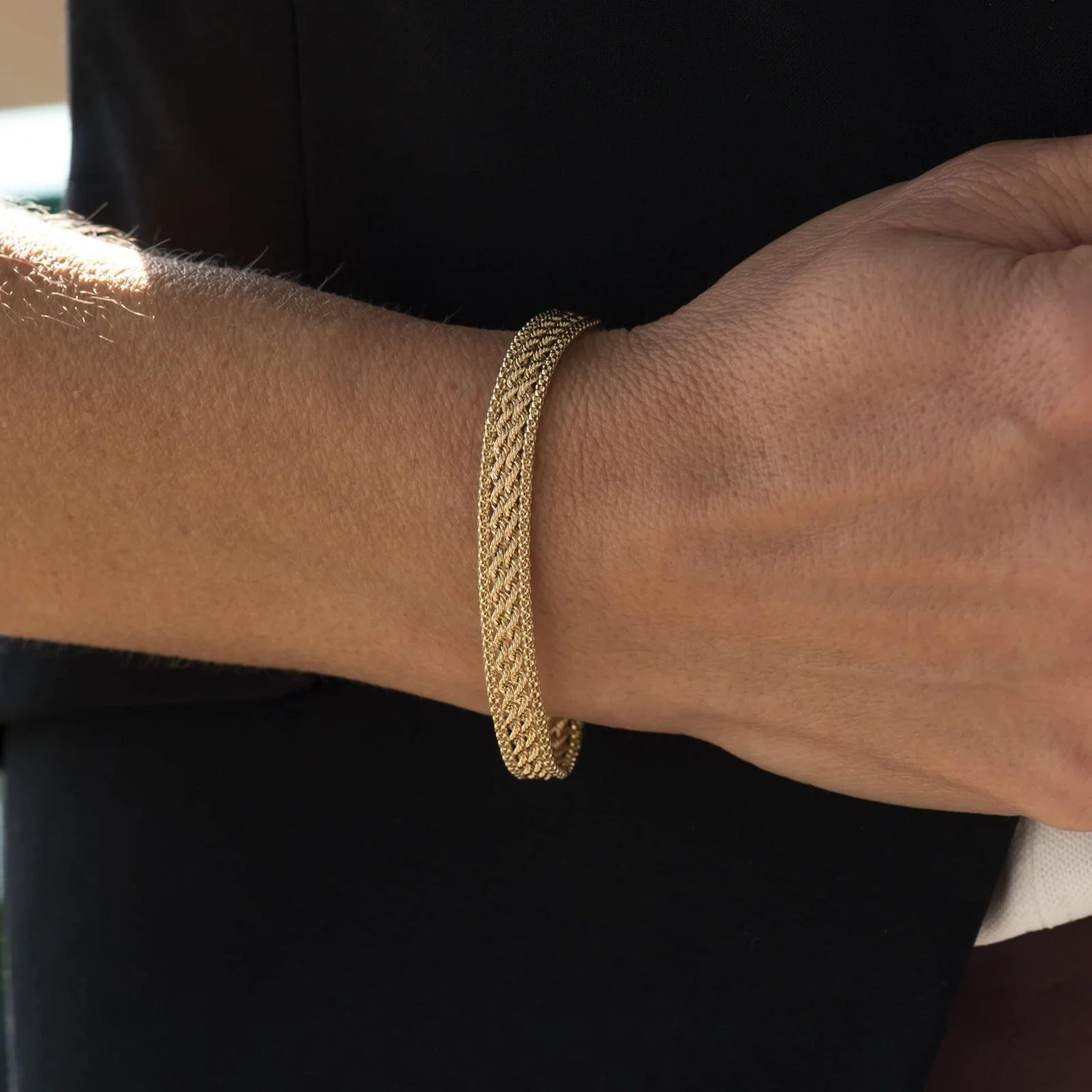 Flat Rope Chain Bracelet — additional product image 3 from AntEva Crafts