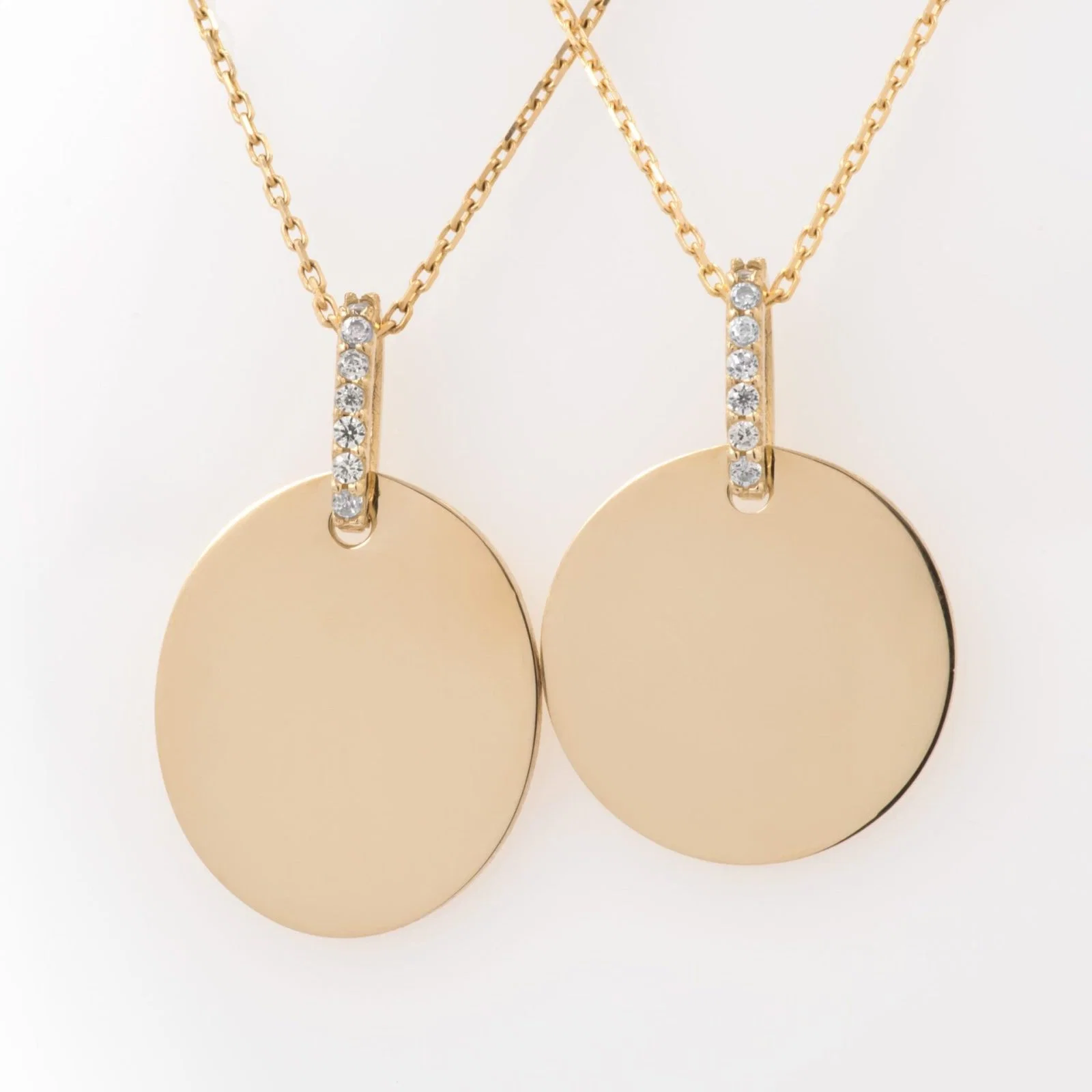 Circle Tag Necklace — additional product image 4 from AntEva Crafts
