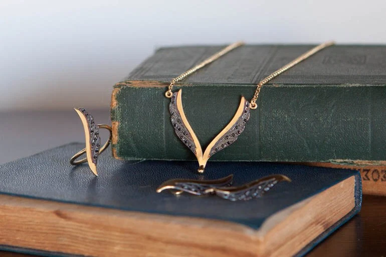 Silver Angel Wings Necklace — additional product image 5 from AntEva Crafts