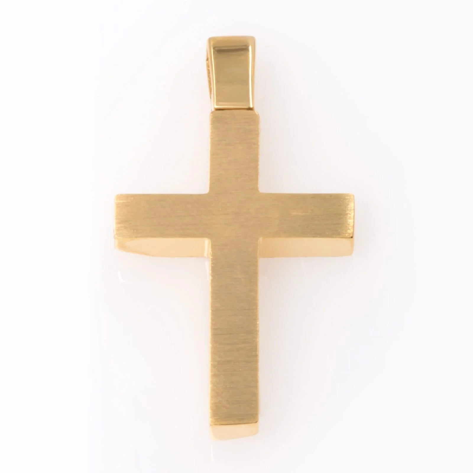 Classic Matte Cross Pendant — additional product image 4 from AntEva Crafts