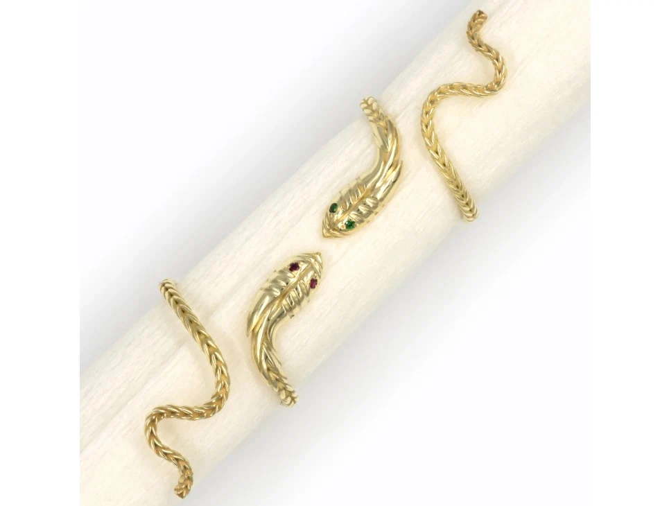 Serpent Wrap Ring — additional product image 8 from AntEva Crafts