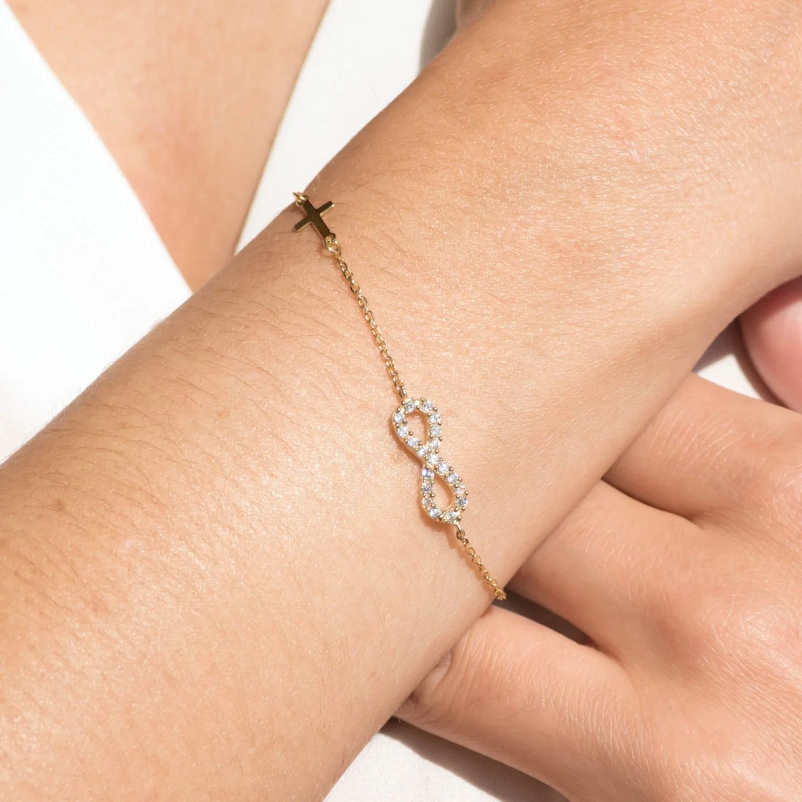 Infinity Chain Bracelet — additional product image 4 from AntEva Crafts