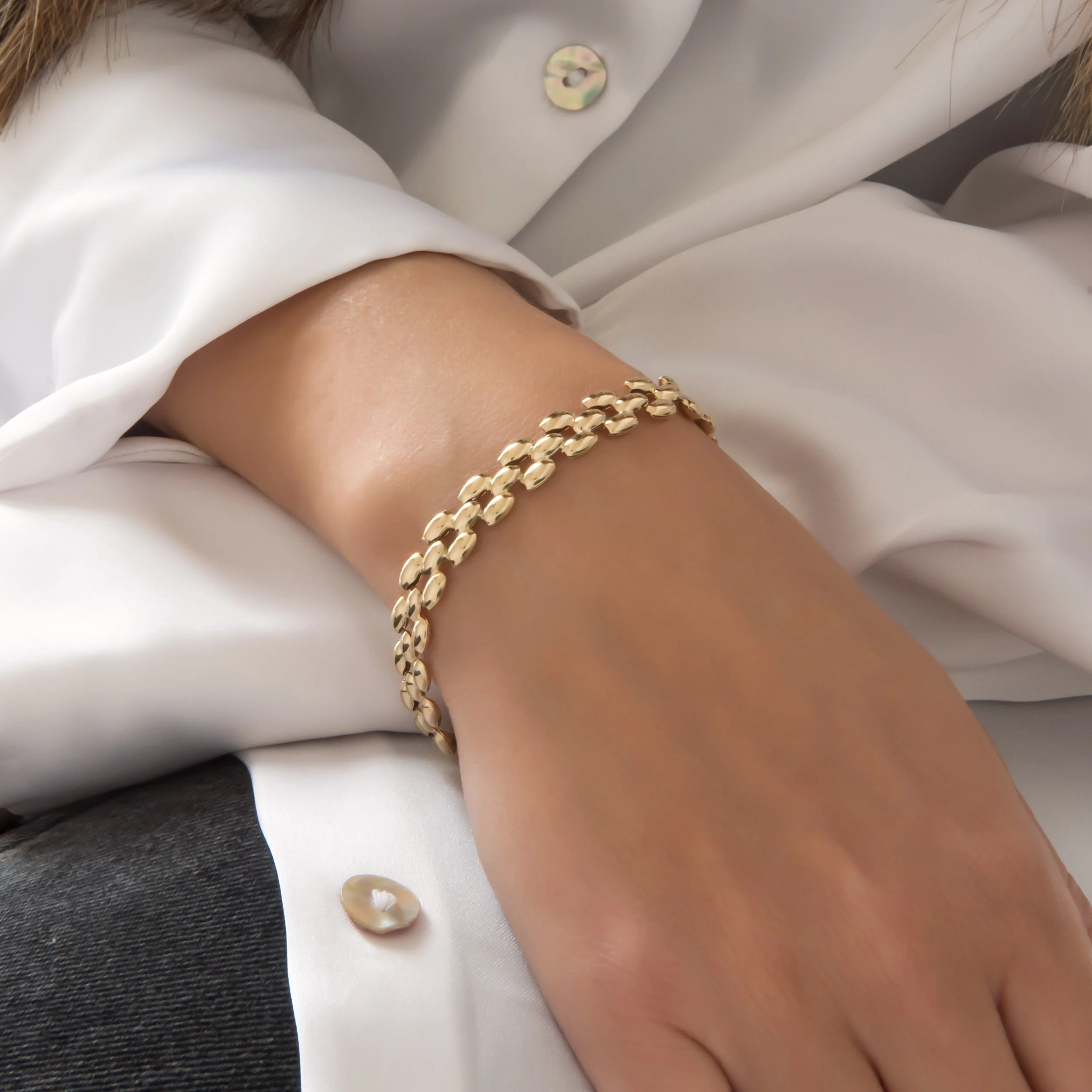 Panther Link Bracelet — additional product image 4 from AntEva Crafts