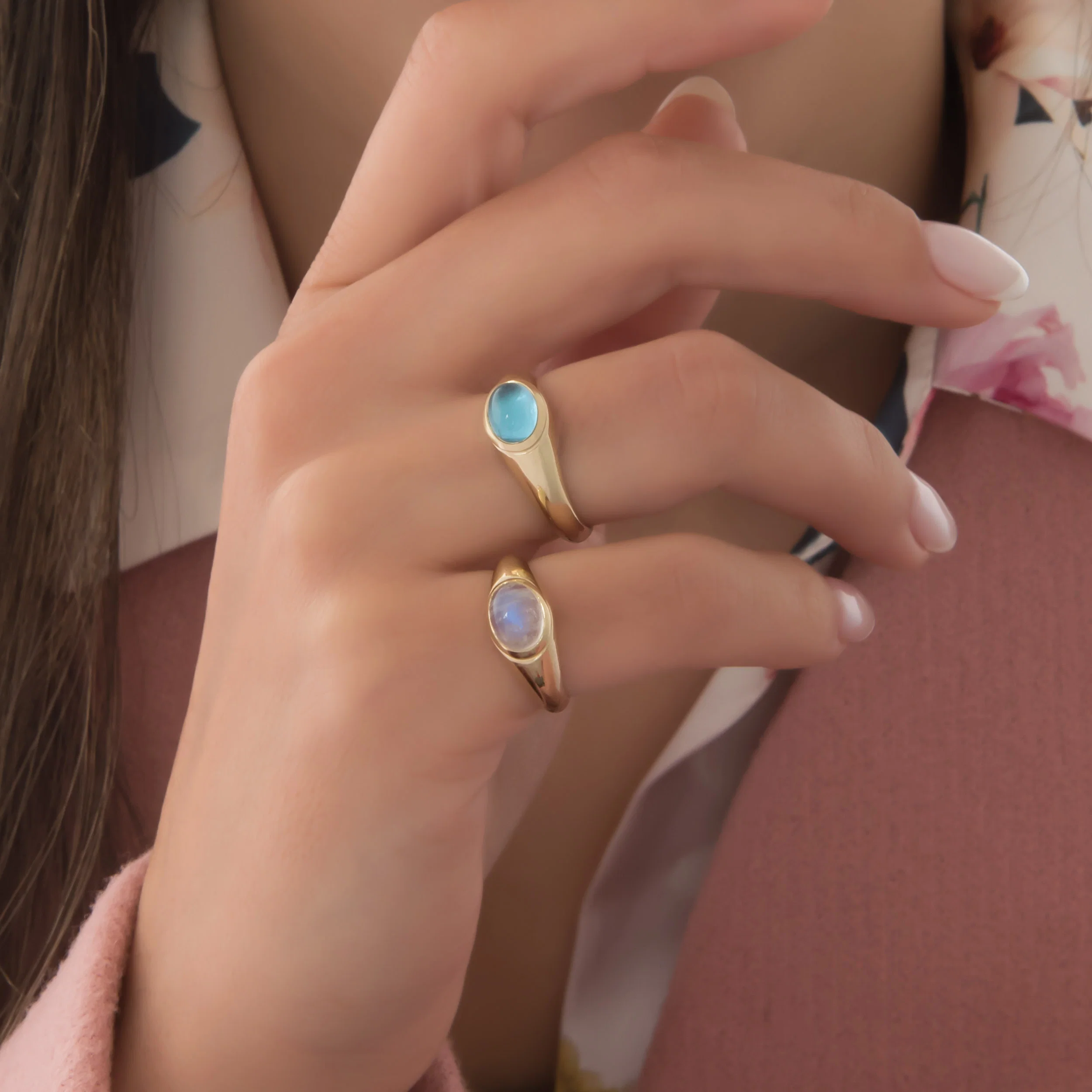 Oval Birthstone Ring — additional product image 9 from AntEva Crafts