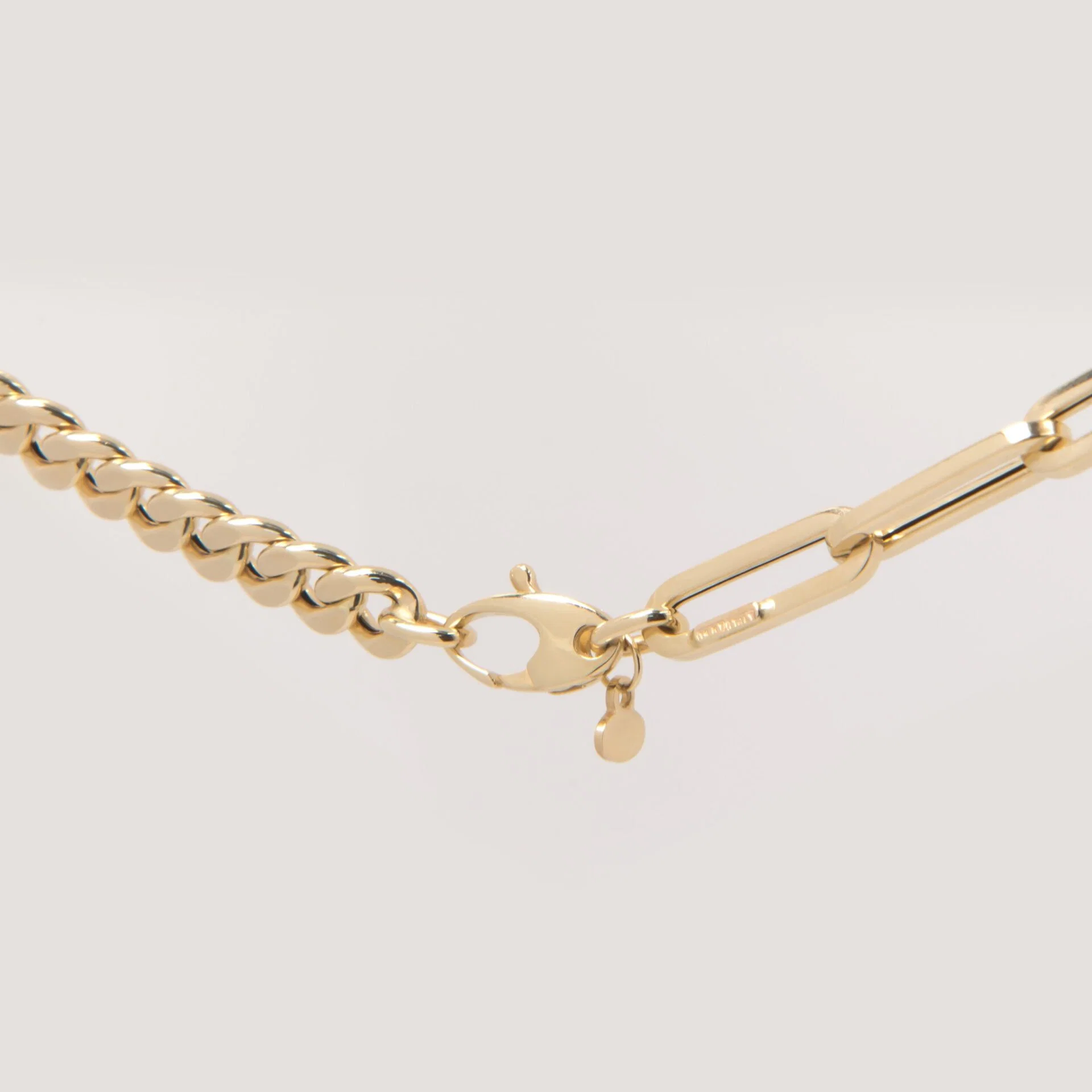 Oval Link Elongated Necklace — additional product image 9 from AntEva Crafts
