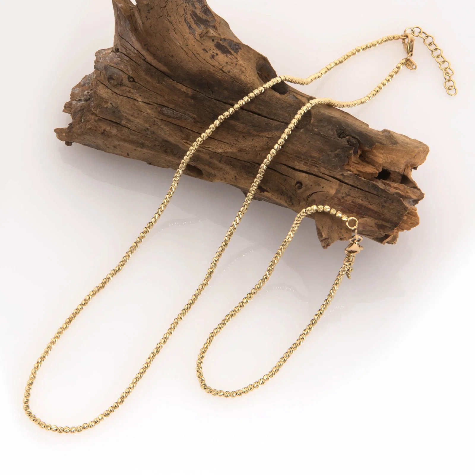 Diamond Cut Beaded Chain Set — additional product image 2 from AntEva Crafts