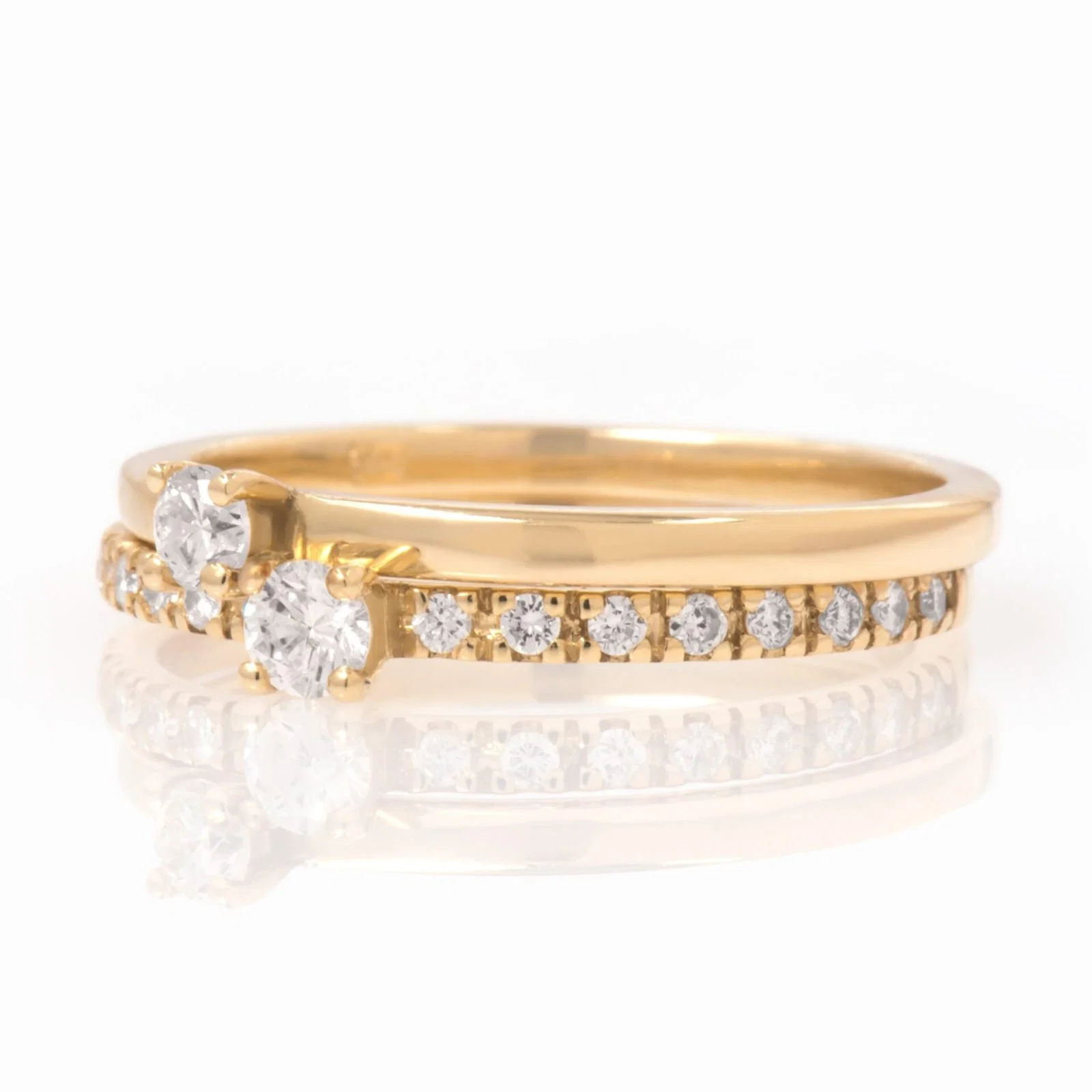 Diamond Solitaire Ring 14k — additional product image 8 from AntEva Crafts