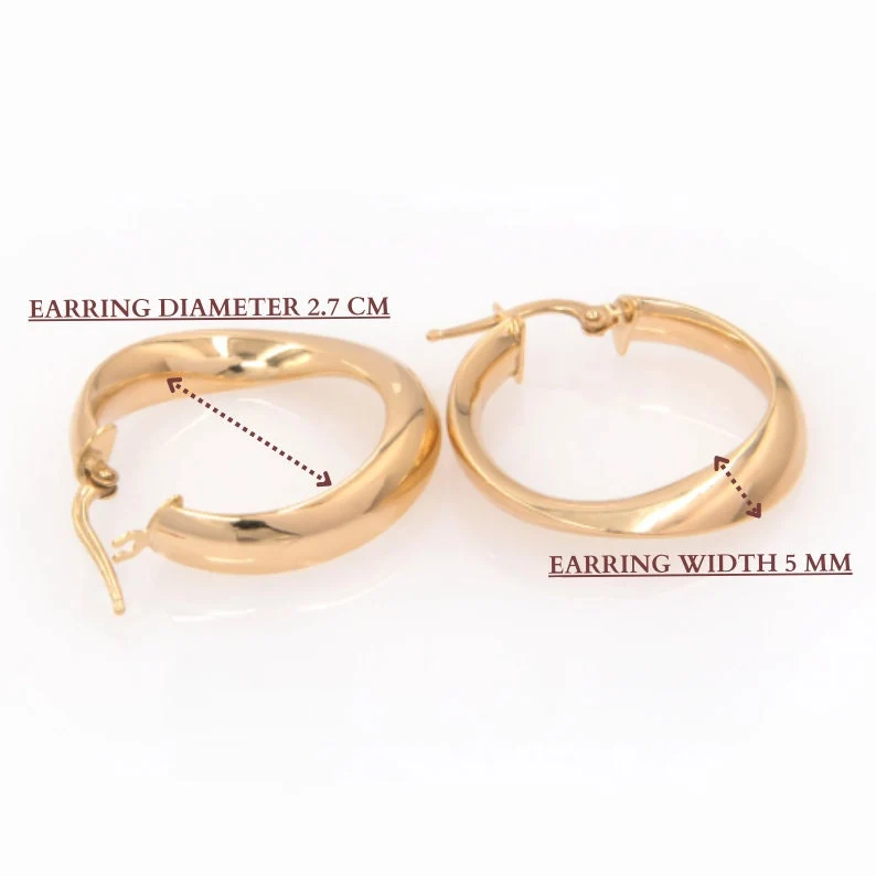 Mobius Hoop Earrings — additional product image 7 from AntEva Crafts