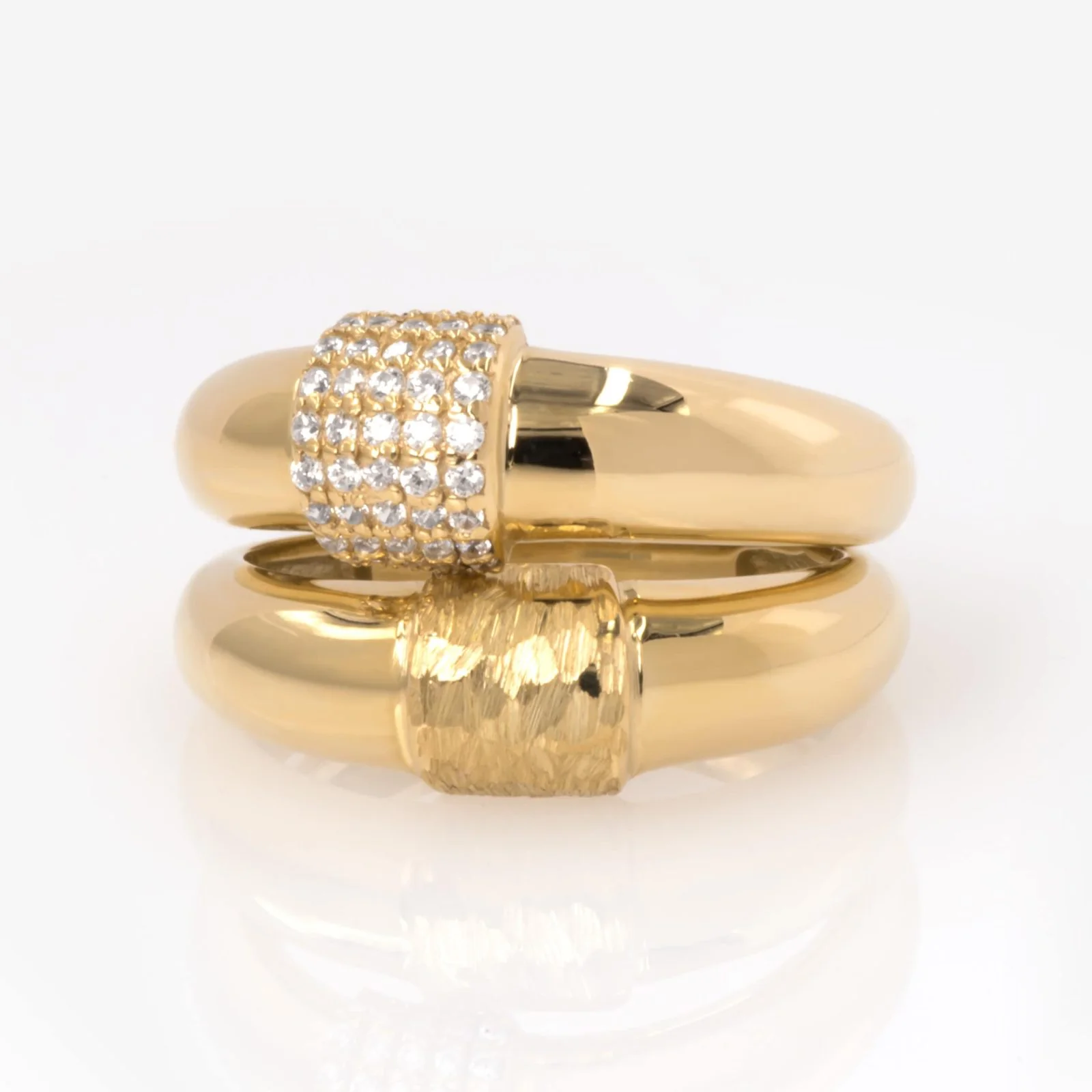 Knot Diamond Dome Ring — additional product image 8 from AntEva Crafts