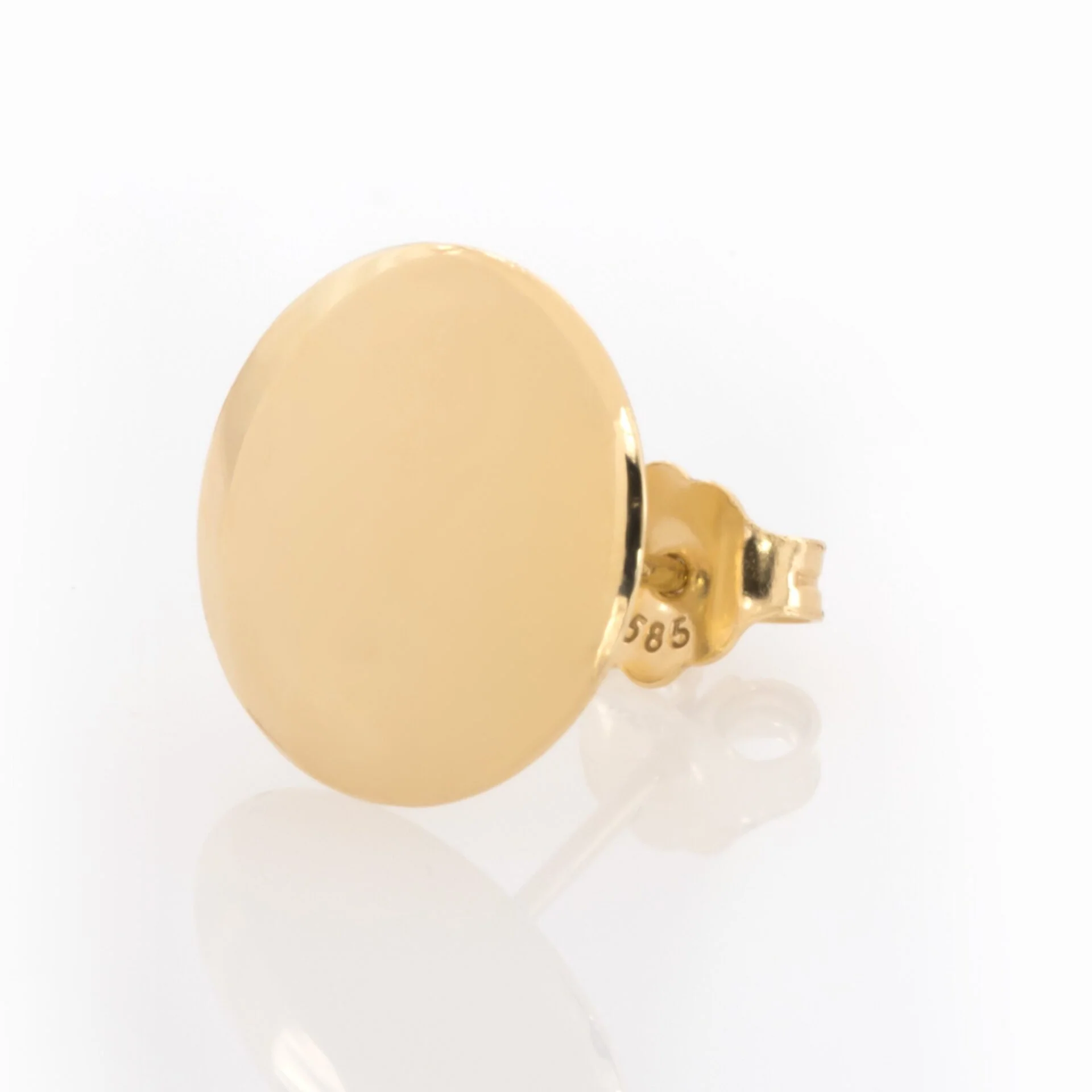 Disc Stud Earrings — additional product image 4 from AntEva Crafts
