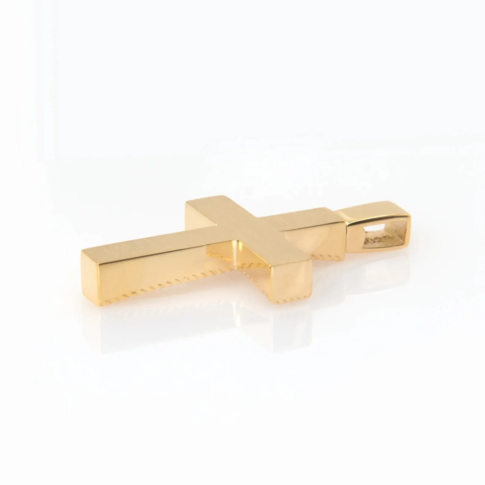 Milgrain Cross Pendant — additional product image 5 from AntEva Crafts