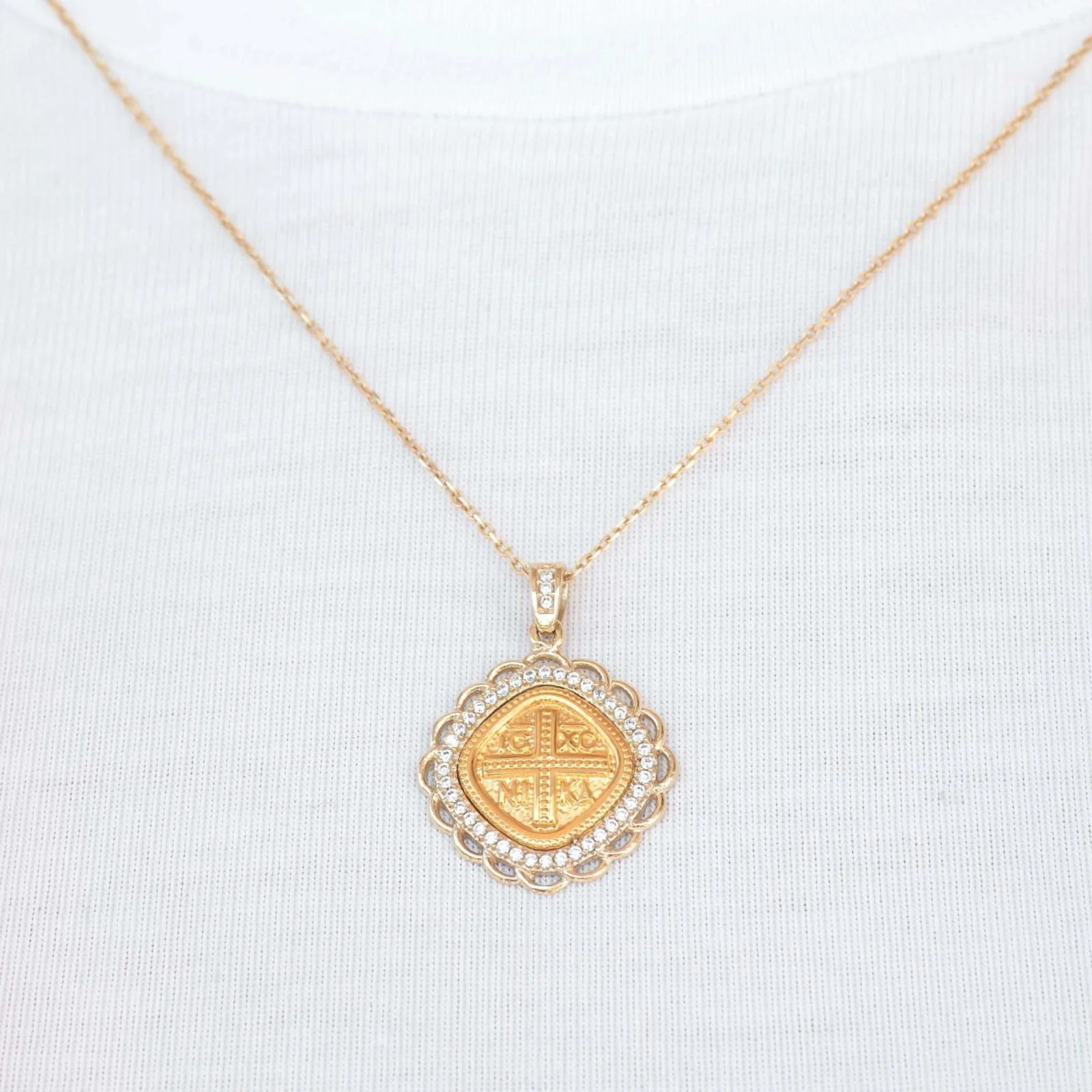 Christian Coin Pendant — additional product image 3 from AntEva Crafts
