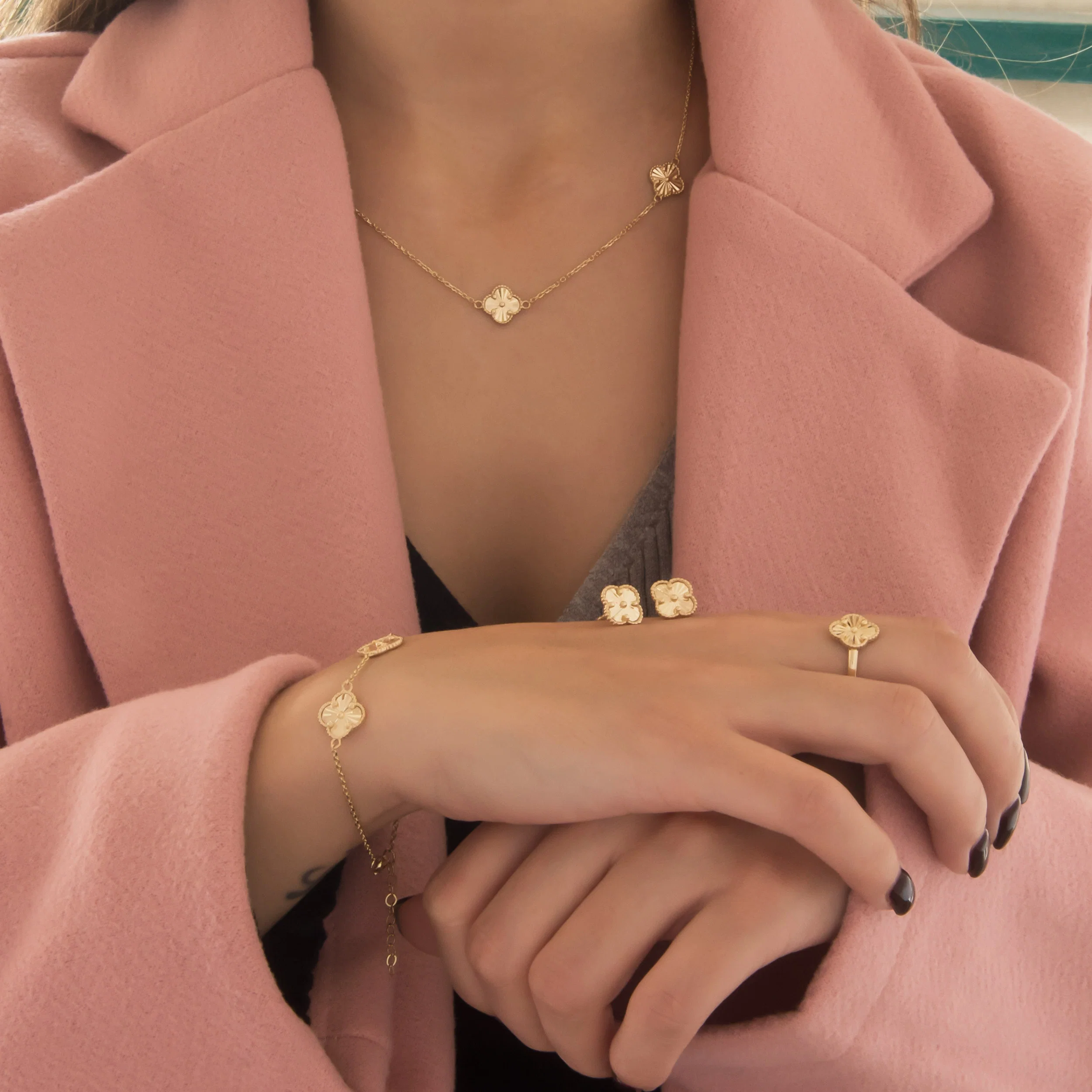 Diamond Cut Four Leaf Clover Set — additional product image 2 from AntEva Crafts