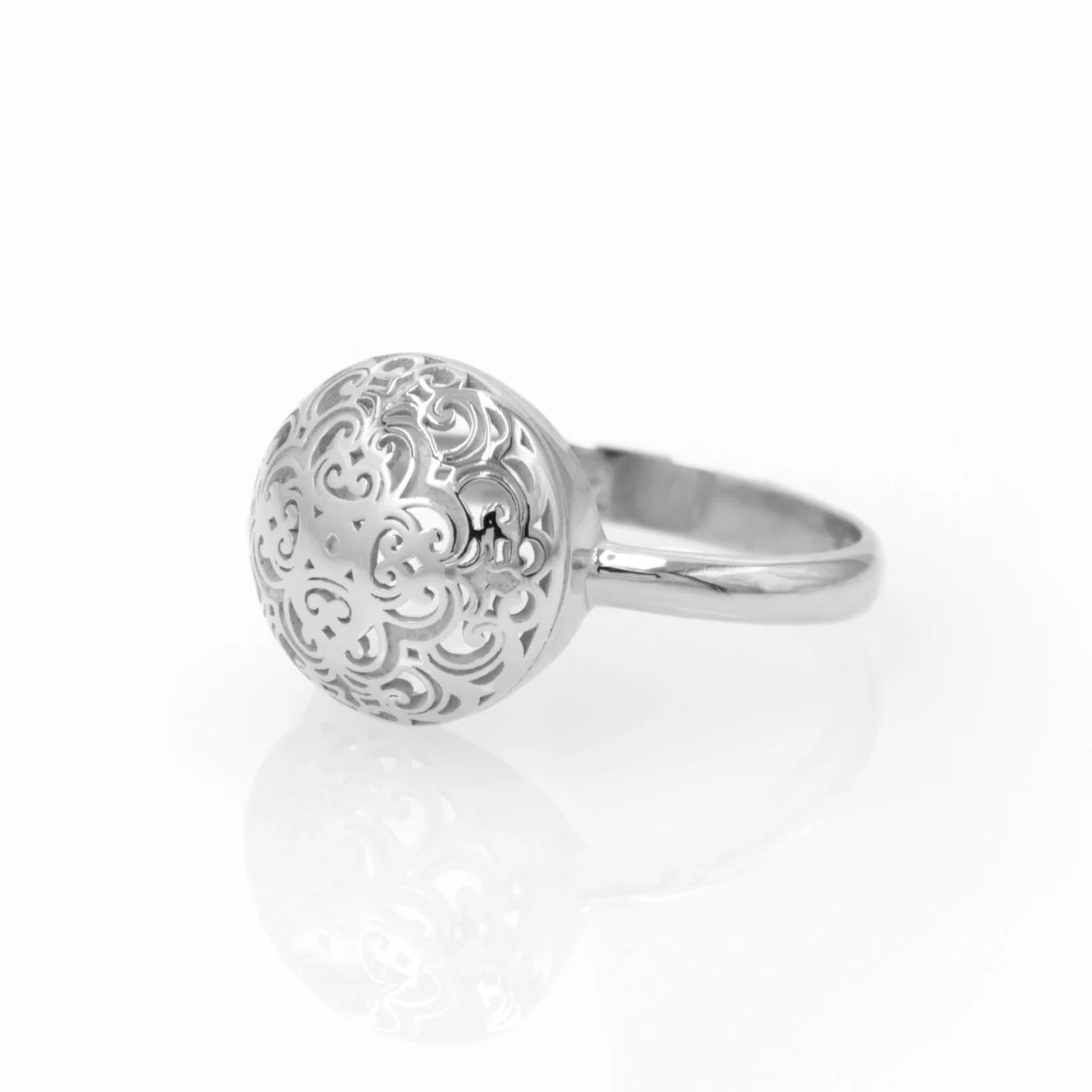 Arabesque Ball Ring — additional product image 6 from AntEva Crafts