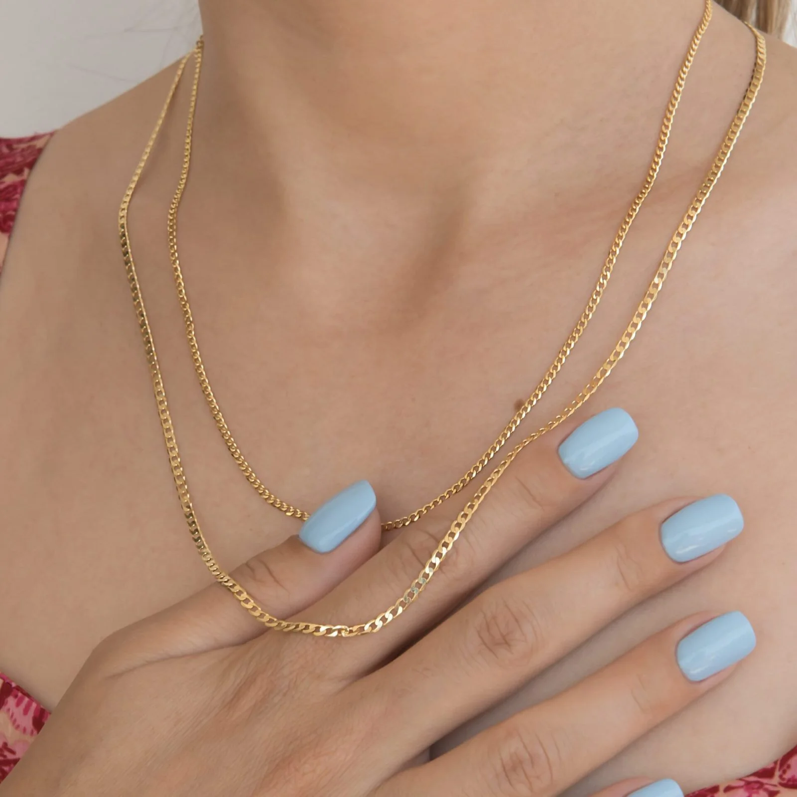 Cuban Chain Curb Link Necklace — additional product image 4 from AntEva Crafts