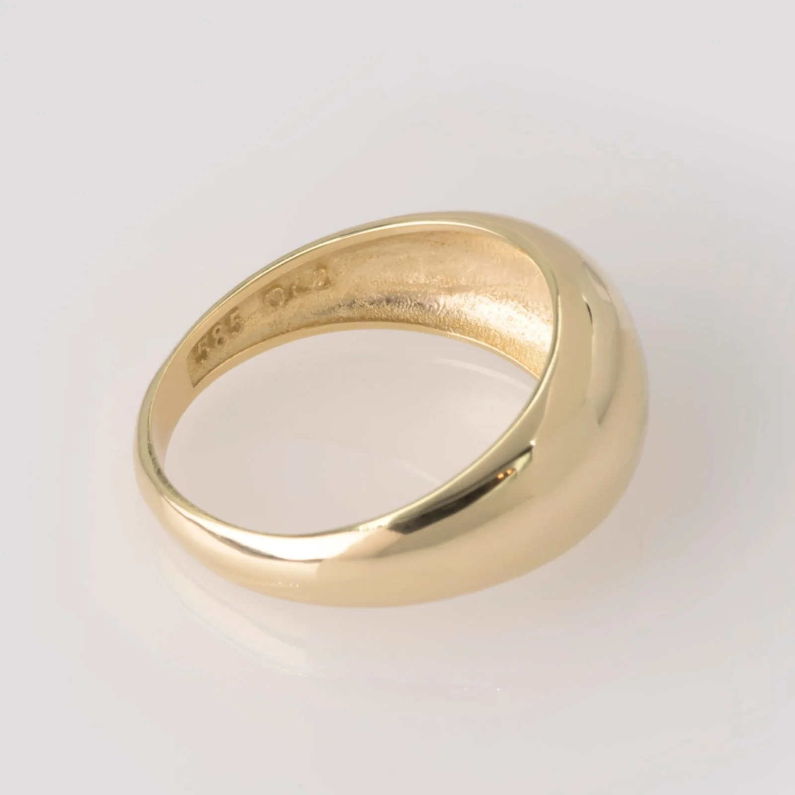 Gold Dome Ring 9mm — additional product image 4 from AntEva Crafts