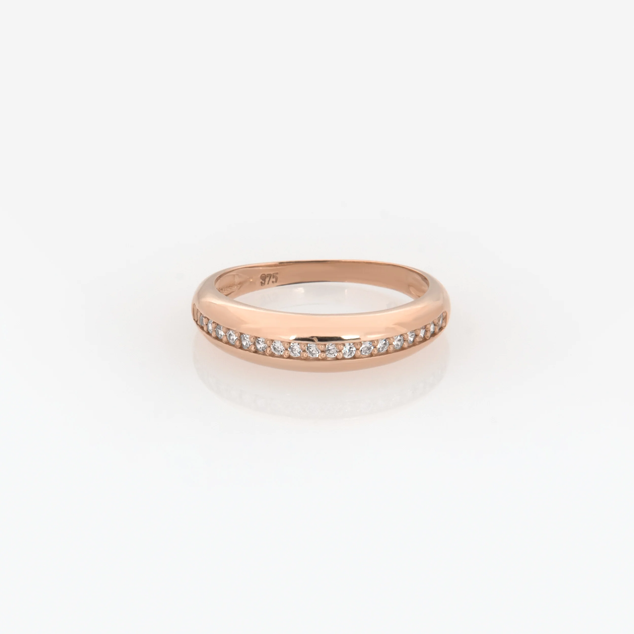 Dome Sparkle Line Ring — additional product image 6 from AntEva Crafts