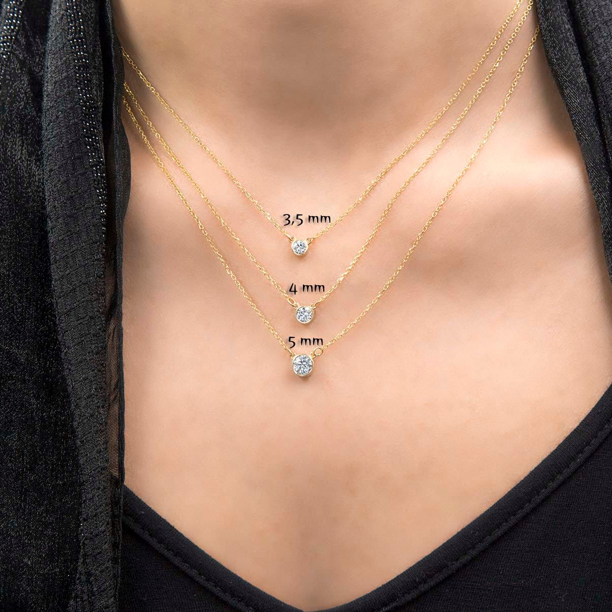 Solitaire Gemstone Necklace — additional product image 6 from AntEva Crafts