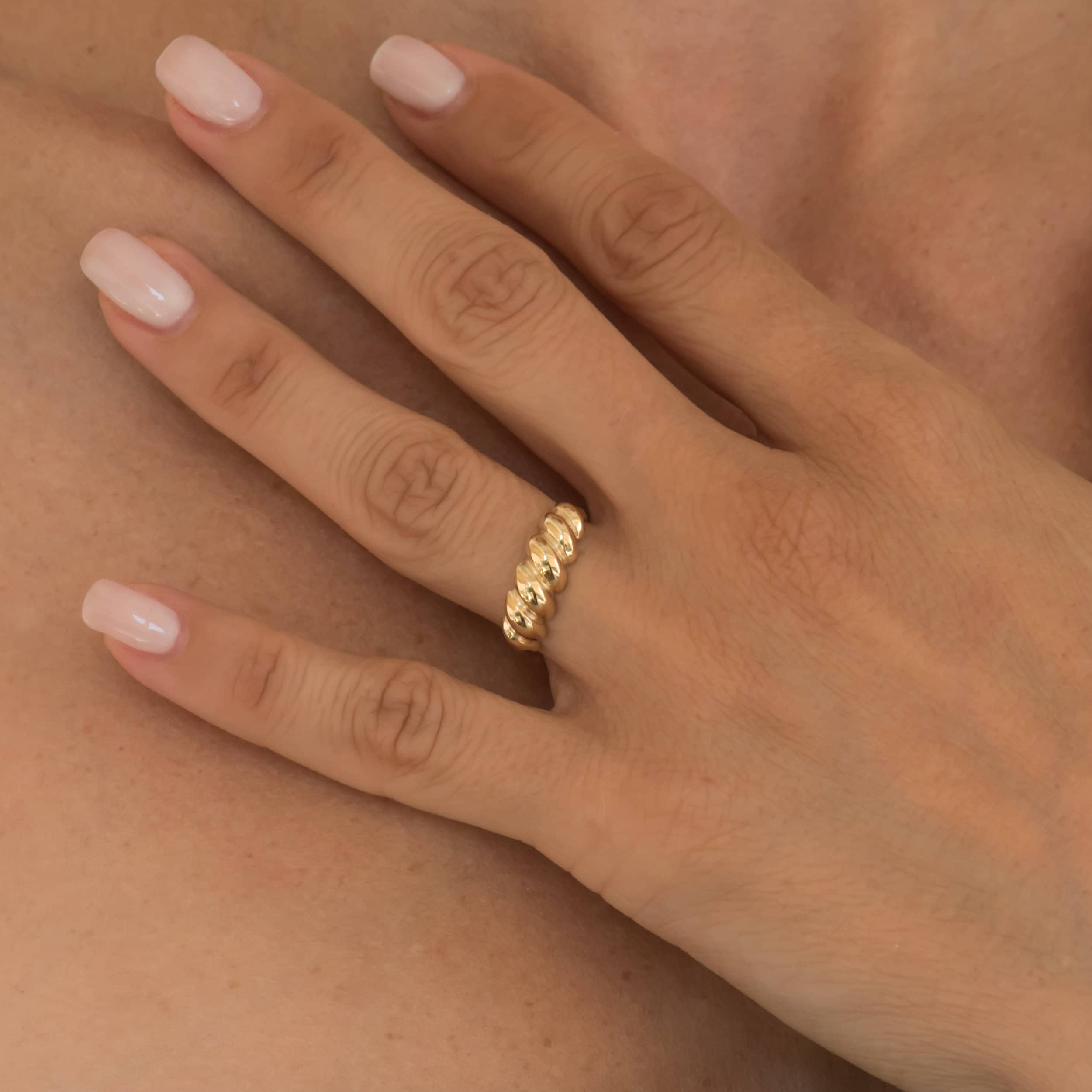 Classic Croissant Ring — additional product image 2 from AntEva Crafts