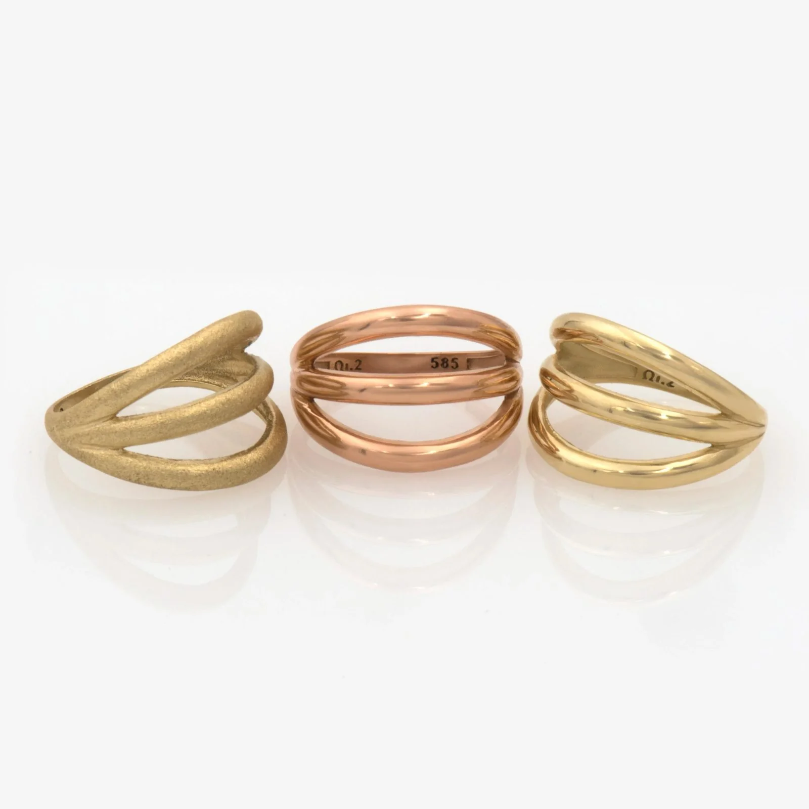 Triple Split Dome Ring — additional product image 8 from AntEva Crafts
