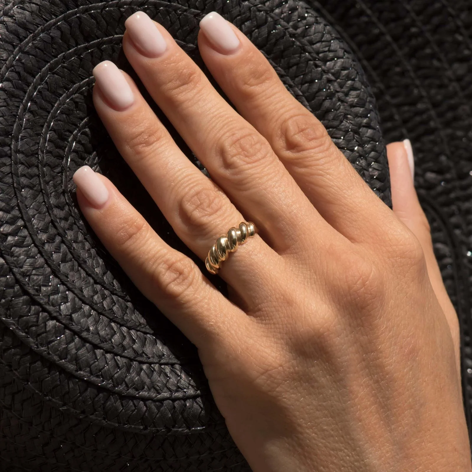 Classic Croissant Ring — additional product image 7 from AntEva Crafts