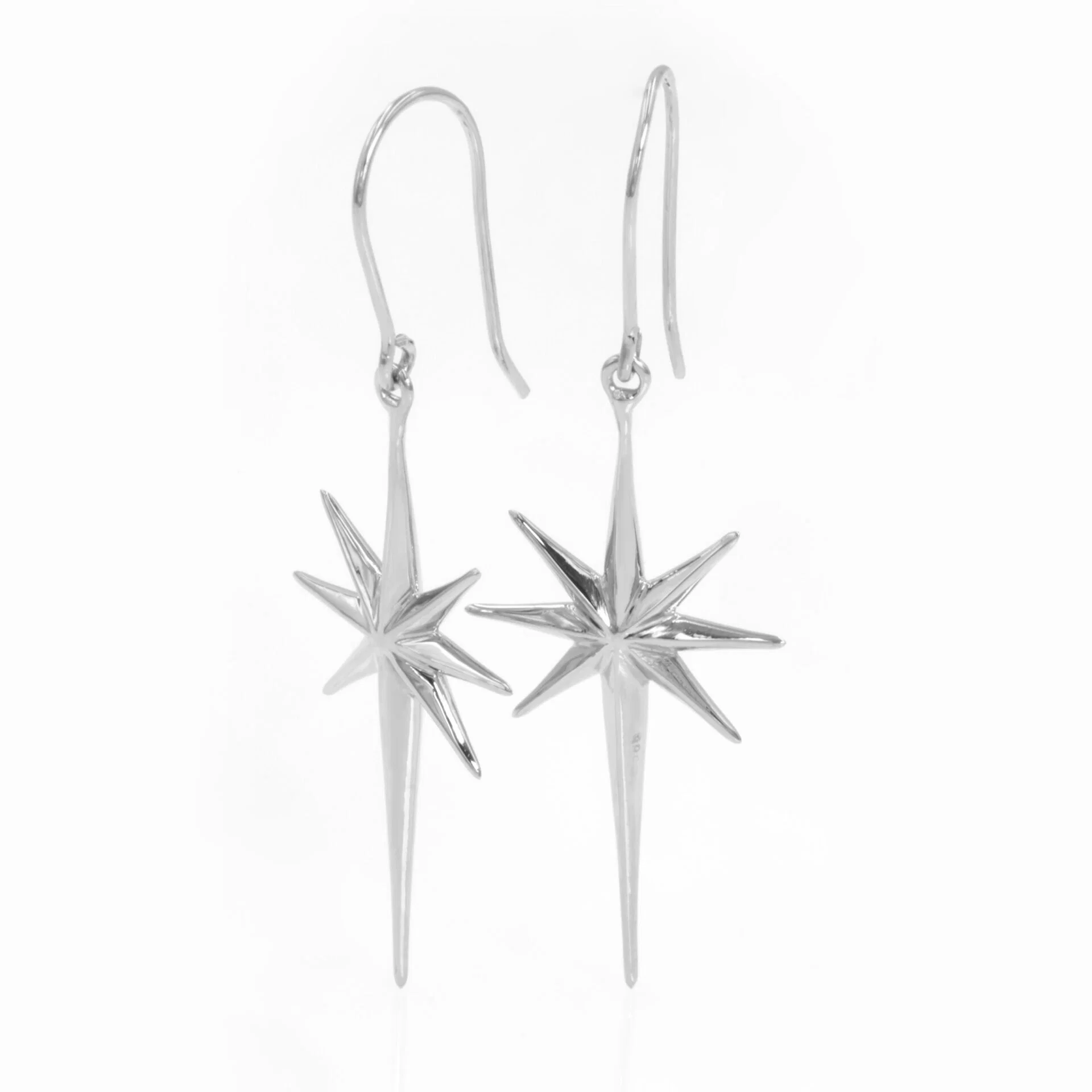 North Star Hanging Earrings — additional product image 5 from AntEva Crafts