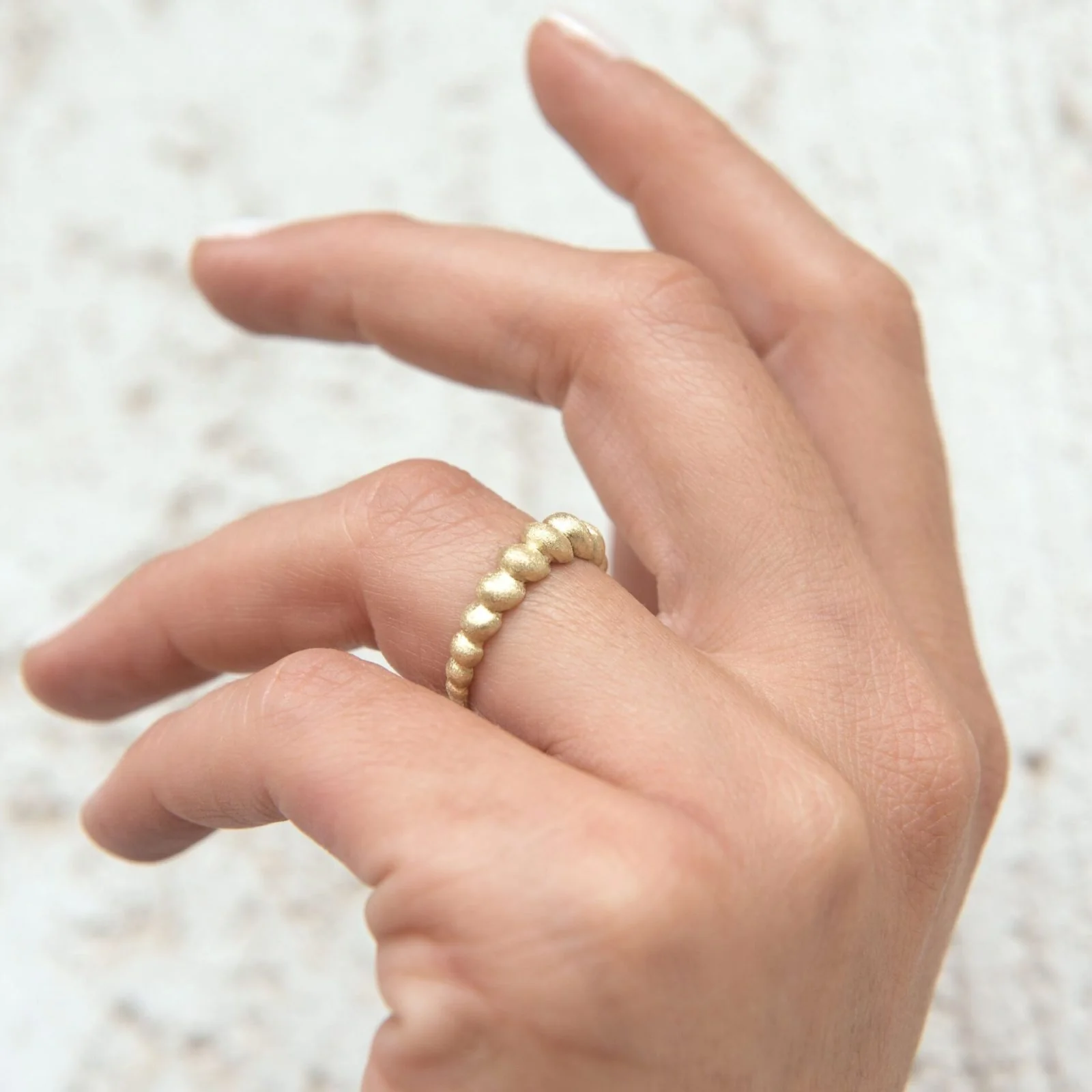 Dome Croissant Ring — additional product image 2 from AntEva Crafts