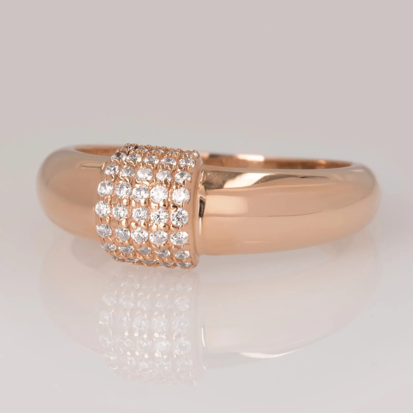 Knot Diamond Dome Ring — additional product image 6 from AntEva Crafts