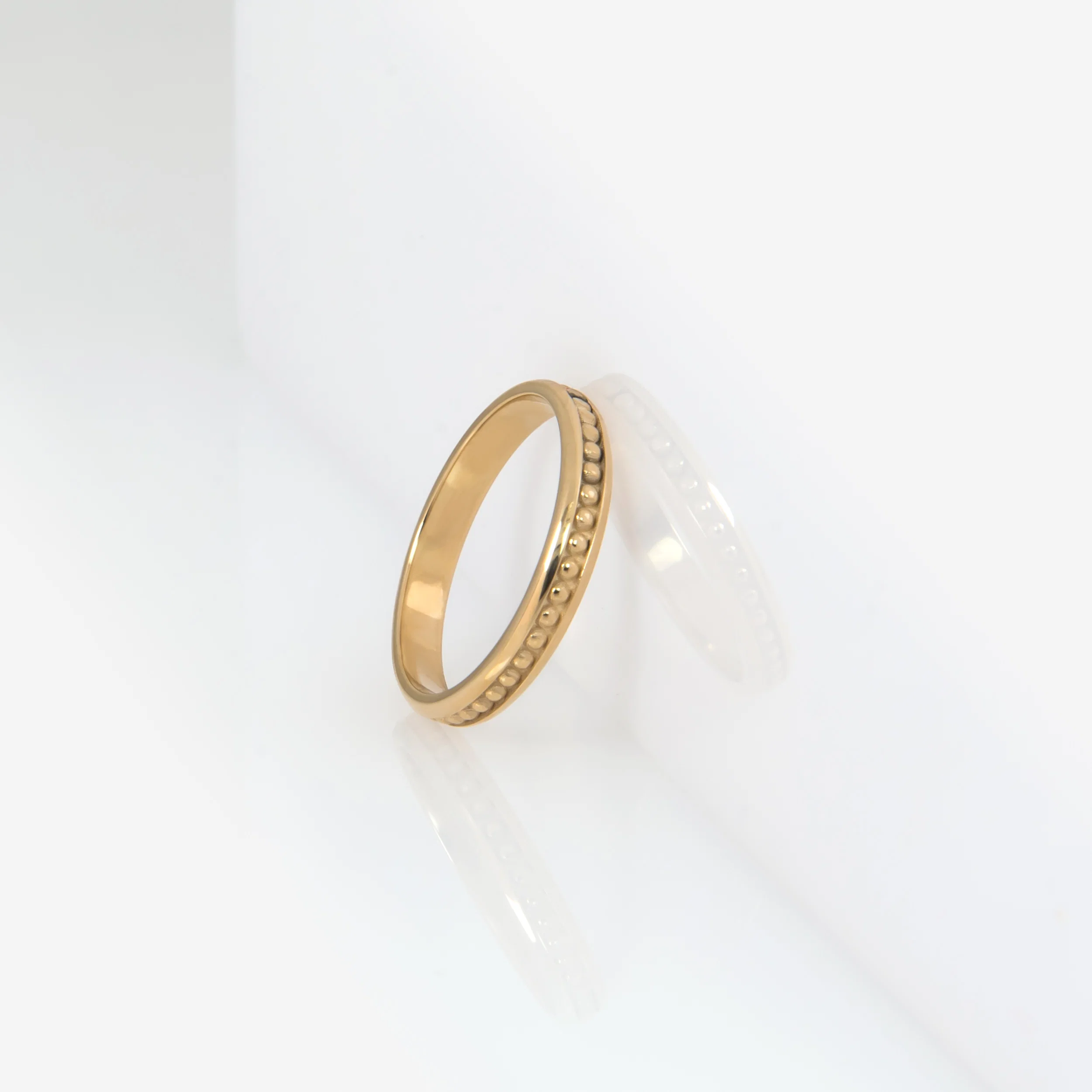 Milgrain Band Ring 3mm — additional product image 3 from AntEva Crafts