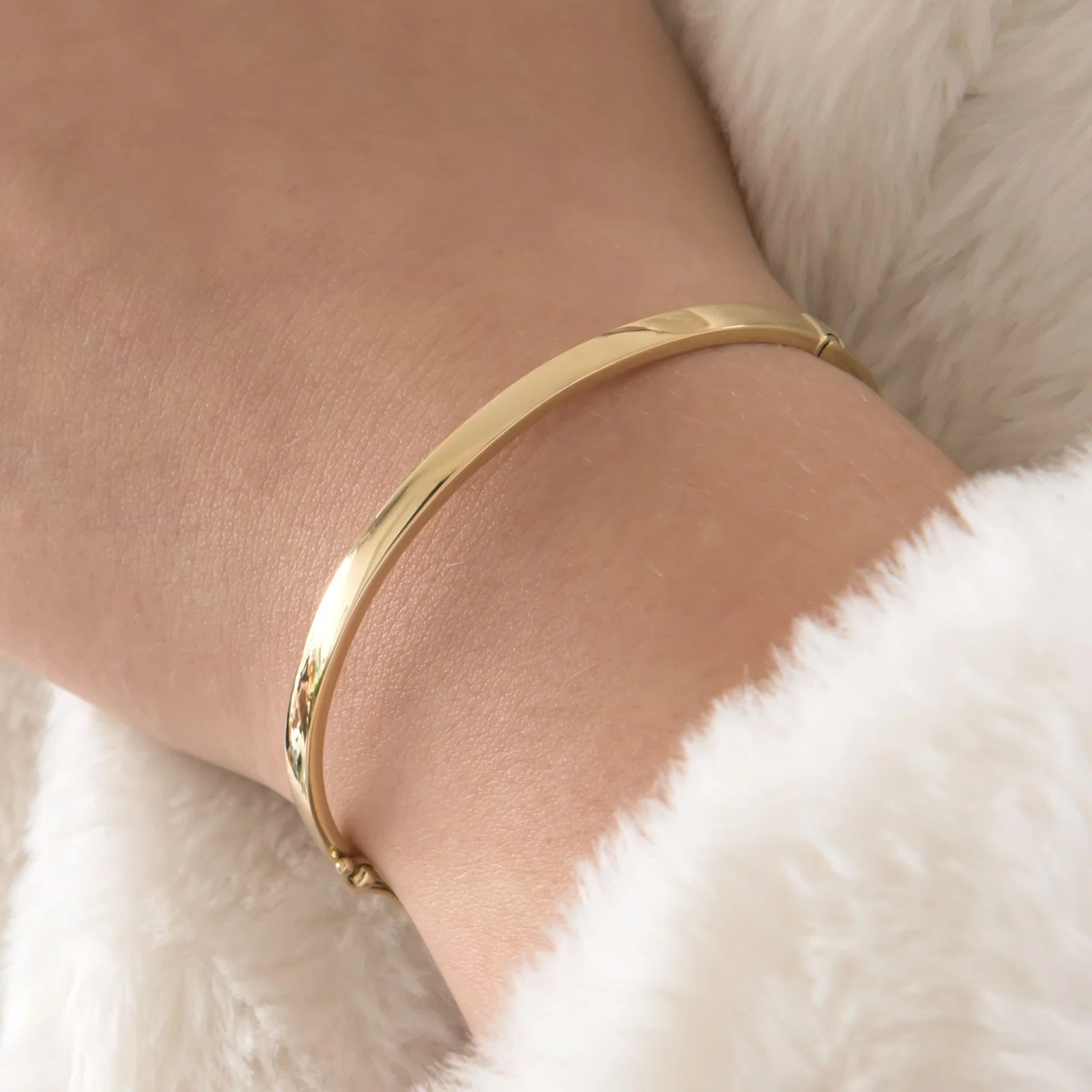Classic Oval Bangle Curved Bangle — additional product image 6 from AntEva Crafts